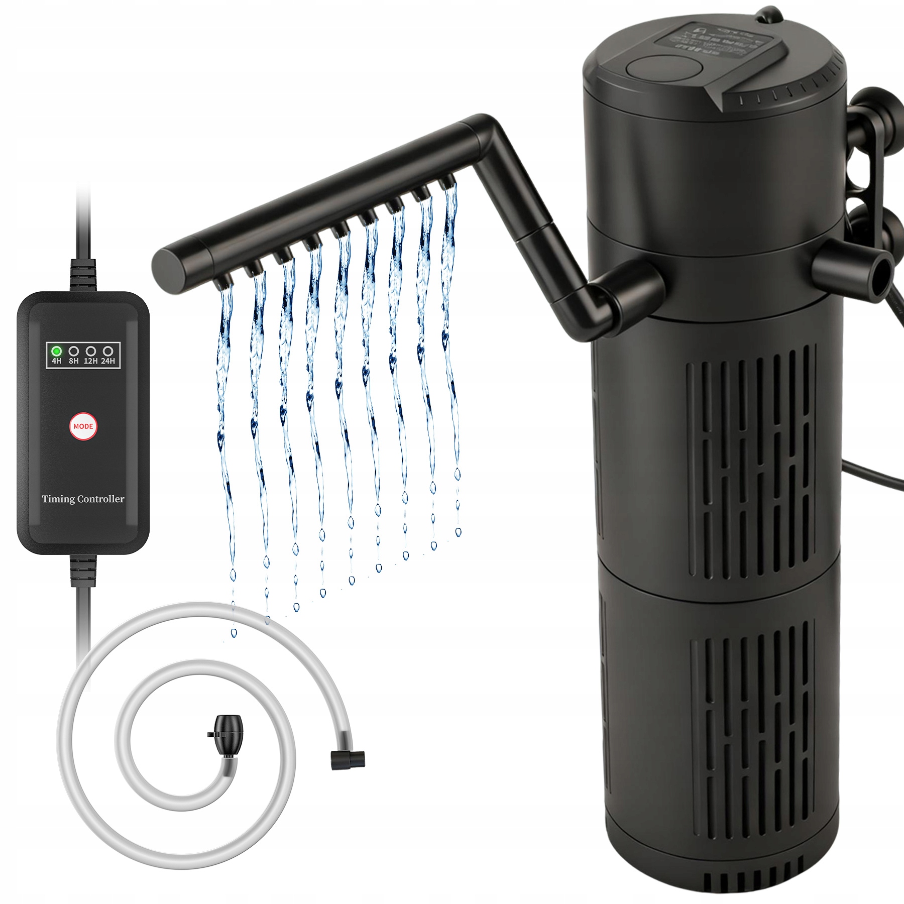 Levně Vnitřní Filtr akvária do 1500L 5V1 S Uv-c Lampou 1800l/h