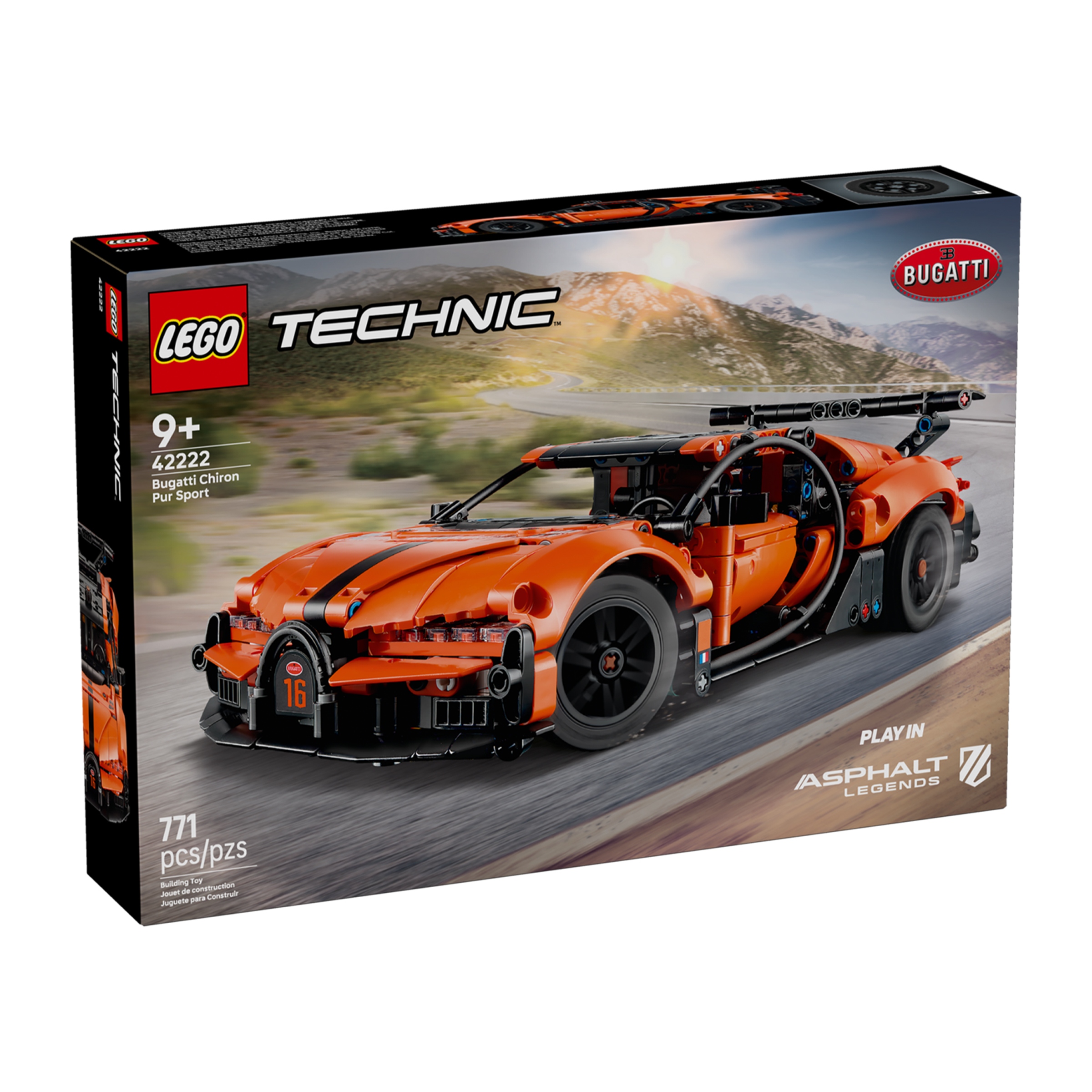 Lego Technic 42222 Hyperauto Bugatti Chiron Pur Sport