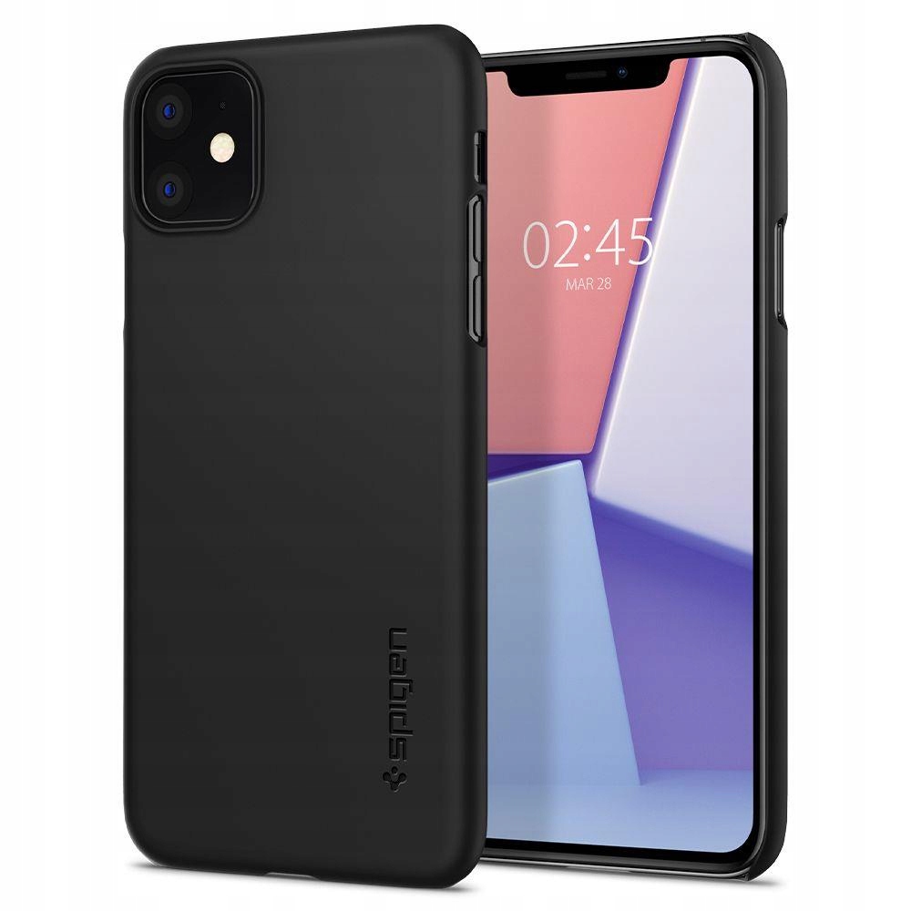 Etui Braders Spigen Thin Fit do iPhone 11 Black