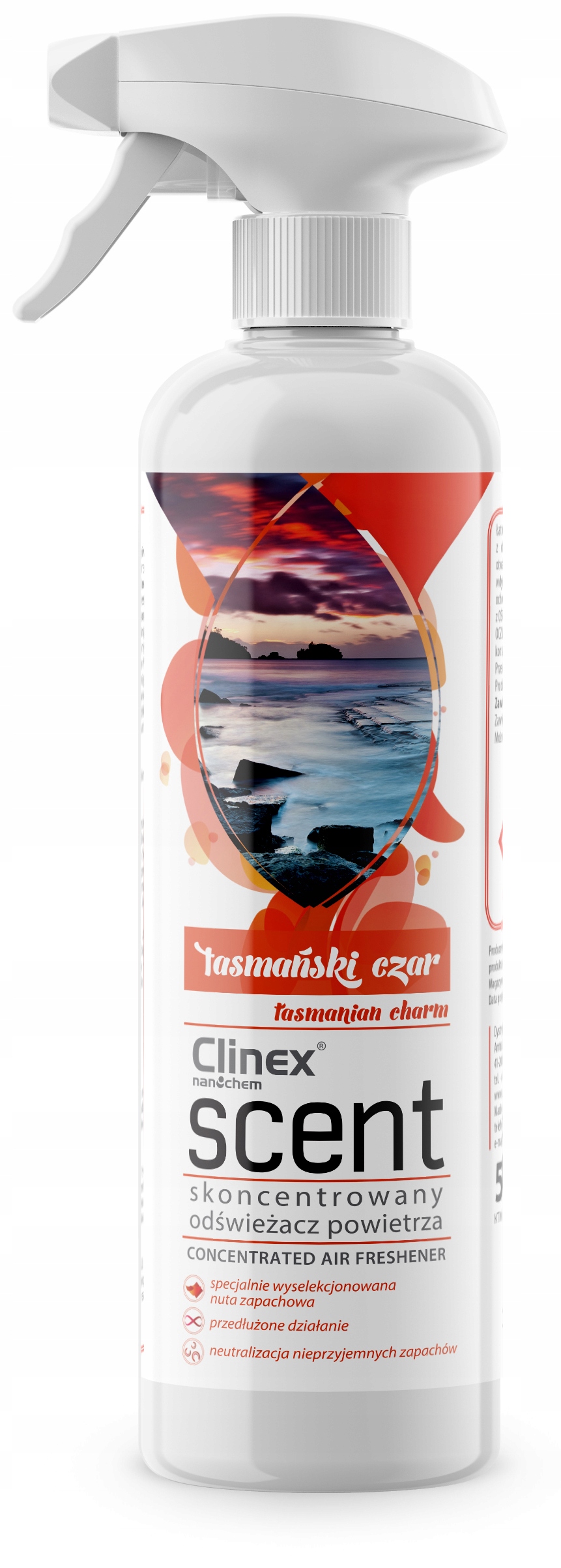 

Clinex Scent Tasmański Czar Odświeżacz 500ml