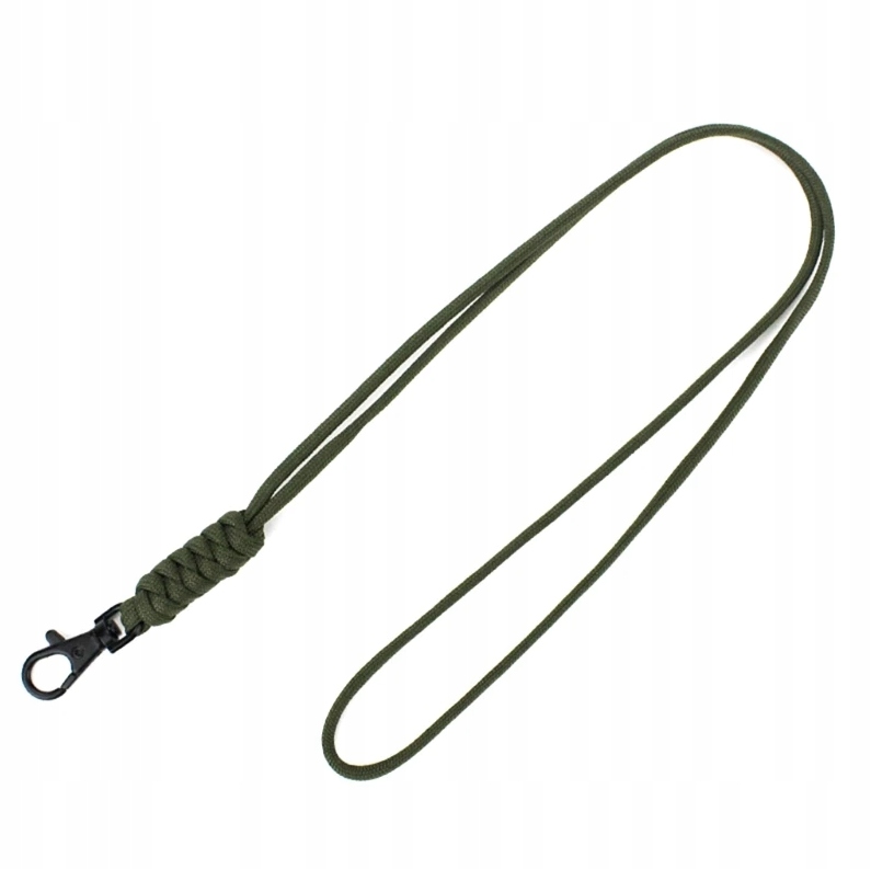 WIELOFUNKCYJNY BRELOK PRZYWIESZKA LINKA PARACORD DO KLUCZY Z KARABIŃCZYKIEM