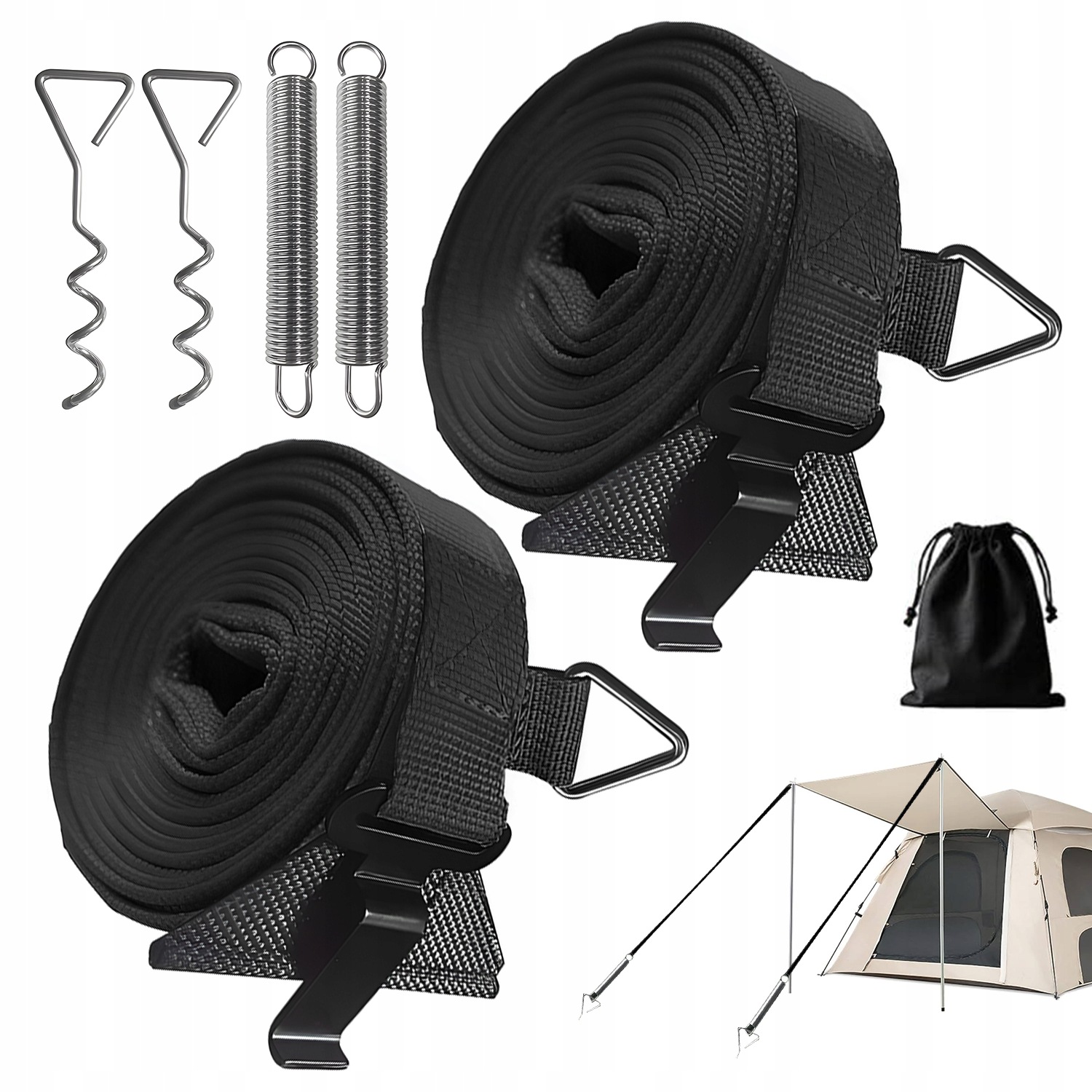 Pasy sztormowe zabezpieczające do markiz x2 Side Strap Kit