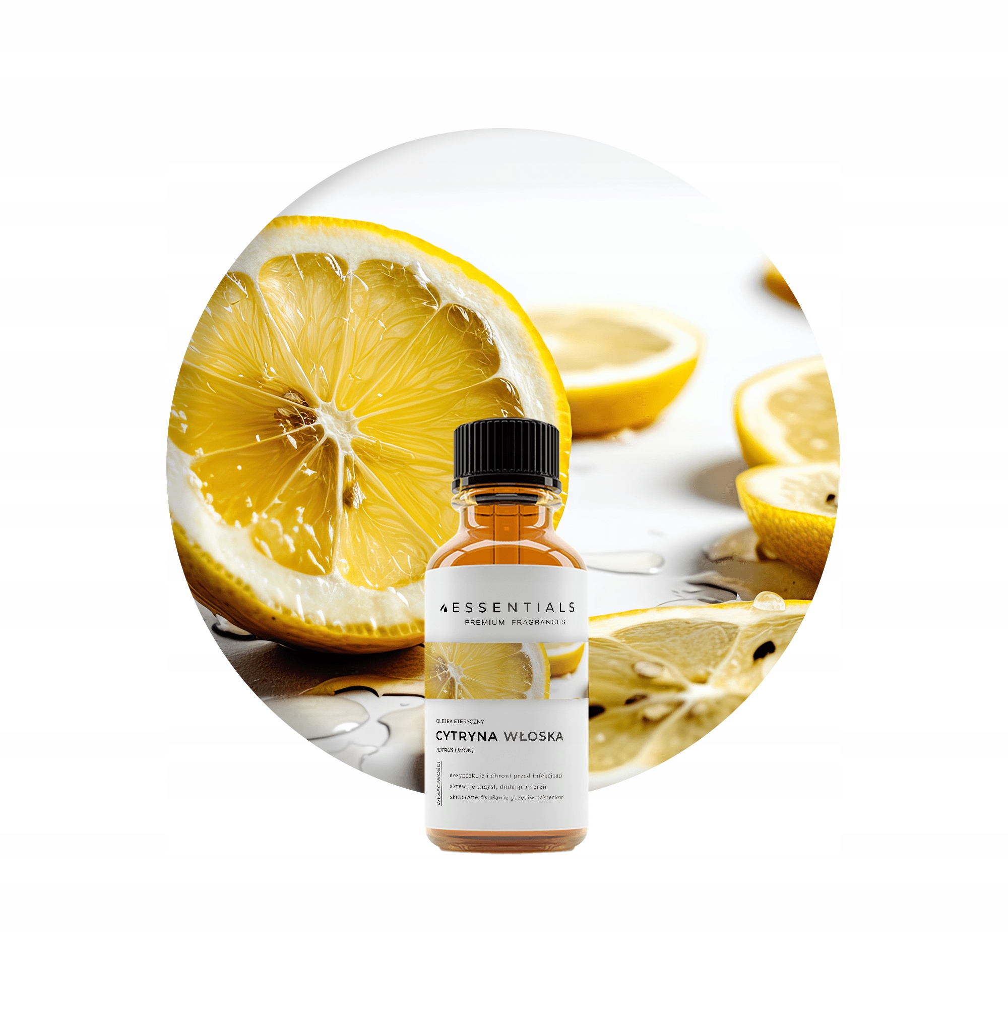 Olejek eteryczny Cytrynowy Włoski (Citrus Limon) 250 ml