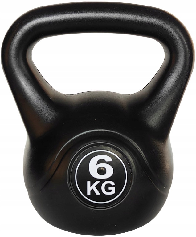 Kettlebell 6 kg czarny