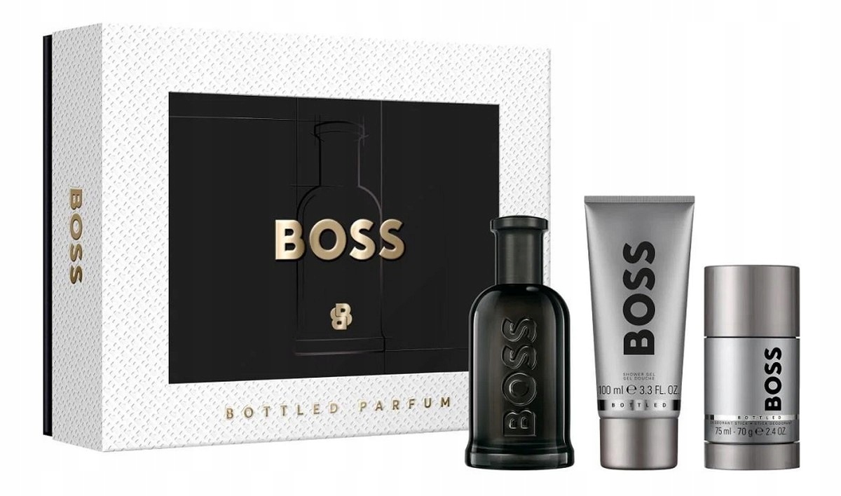 Hugo Boss Boss Bottled sada parfém 100 ml gel 100 ml tyčinka 75 Ml
