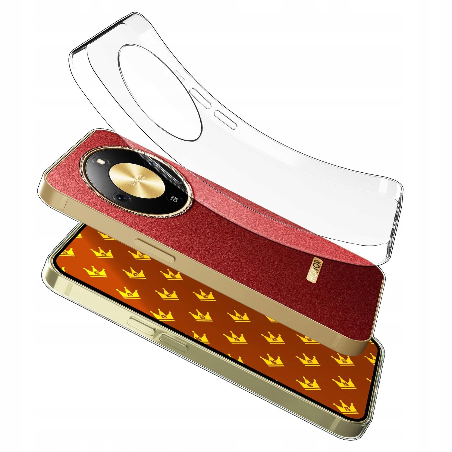 Etui Do Honor X70 X9D Magic8 Lite (Przezroczyste, Silikonowe, Obudowa)