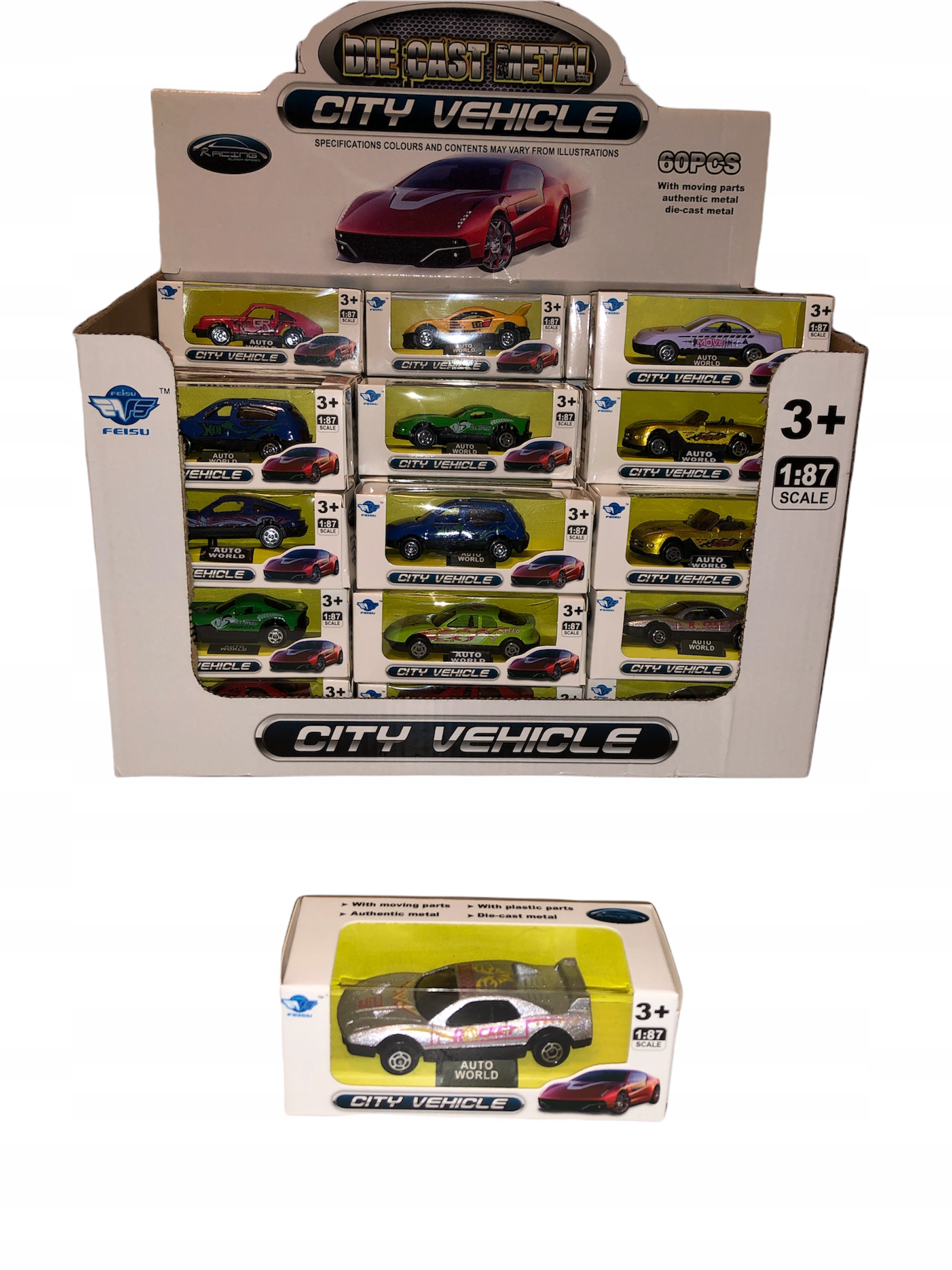 auto metalowe 1:87 CITY WEHICLE — 2