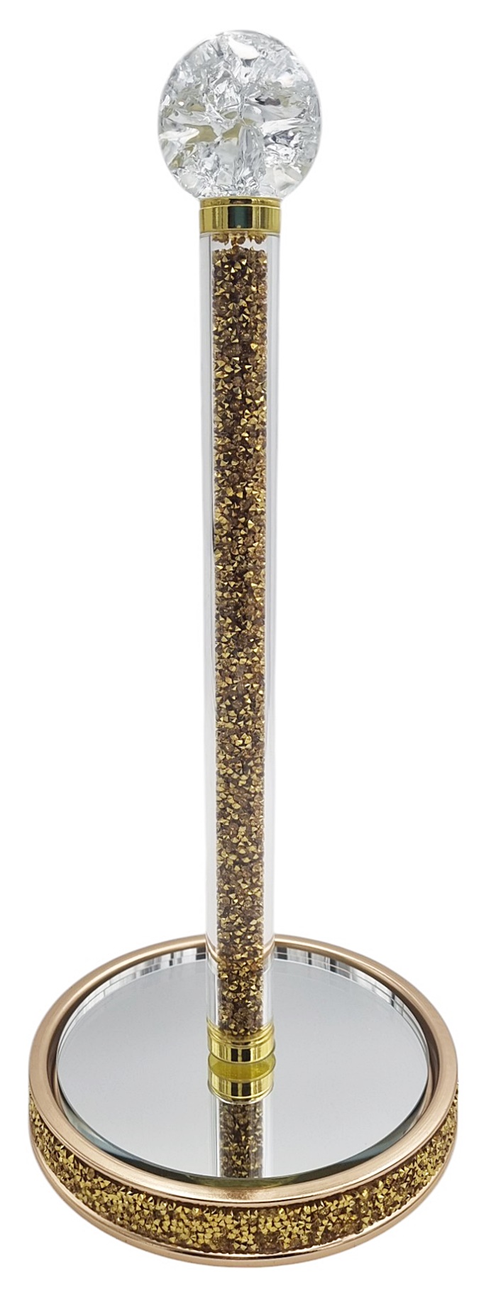 Stojan na kuchyňský papír Glamour 67-28 zlatý