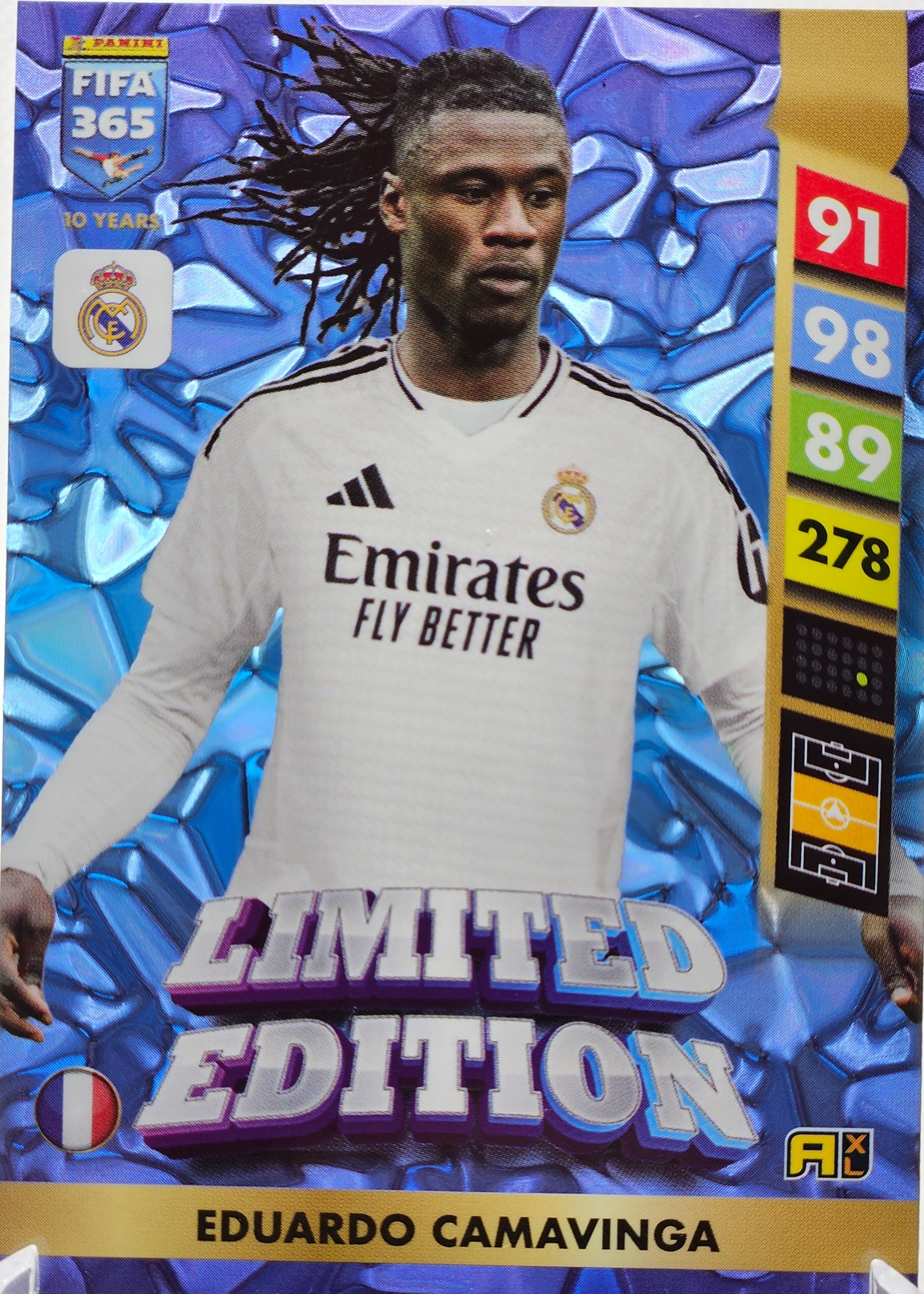 Limited Edition Fifa 365 2025 karty piłkarskie Panini Eduardo Camavinga