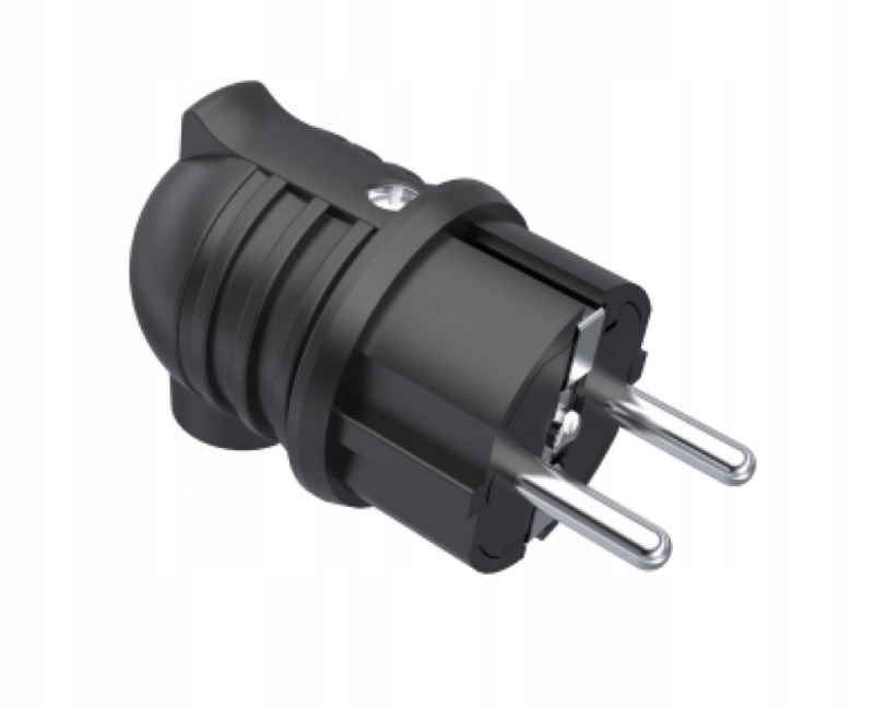 

Wtyczka gumowa kątowa 16A 230V IP44 uni-schuko