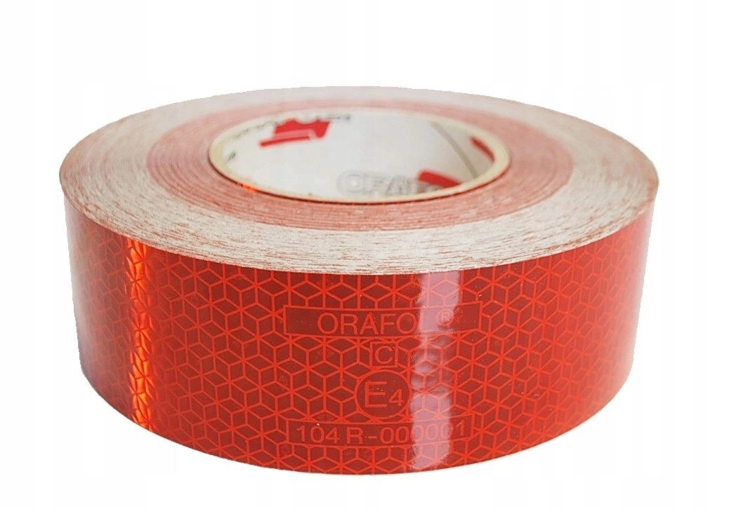 ORALITE VC 104 tasma odblask na plandeki czerwona