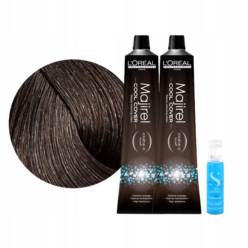 Loreal Majirel Cool Cover 5 barva 2x50 ml esenciální olej 13 ml