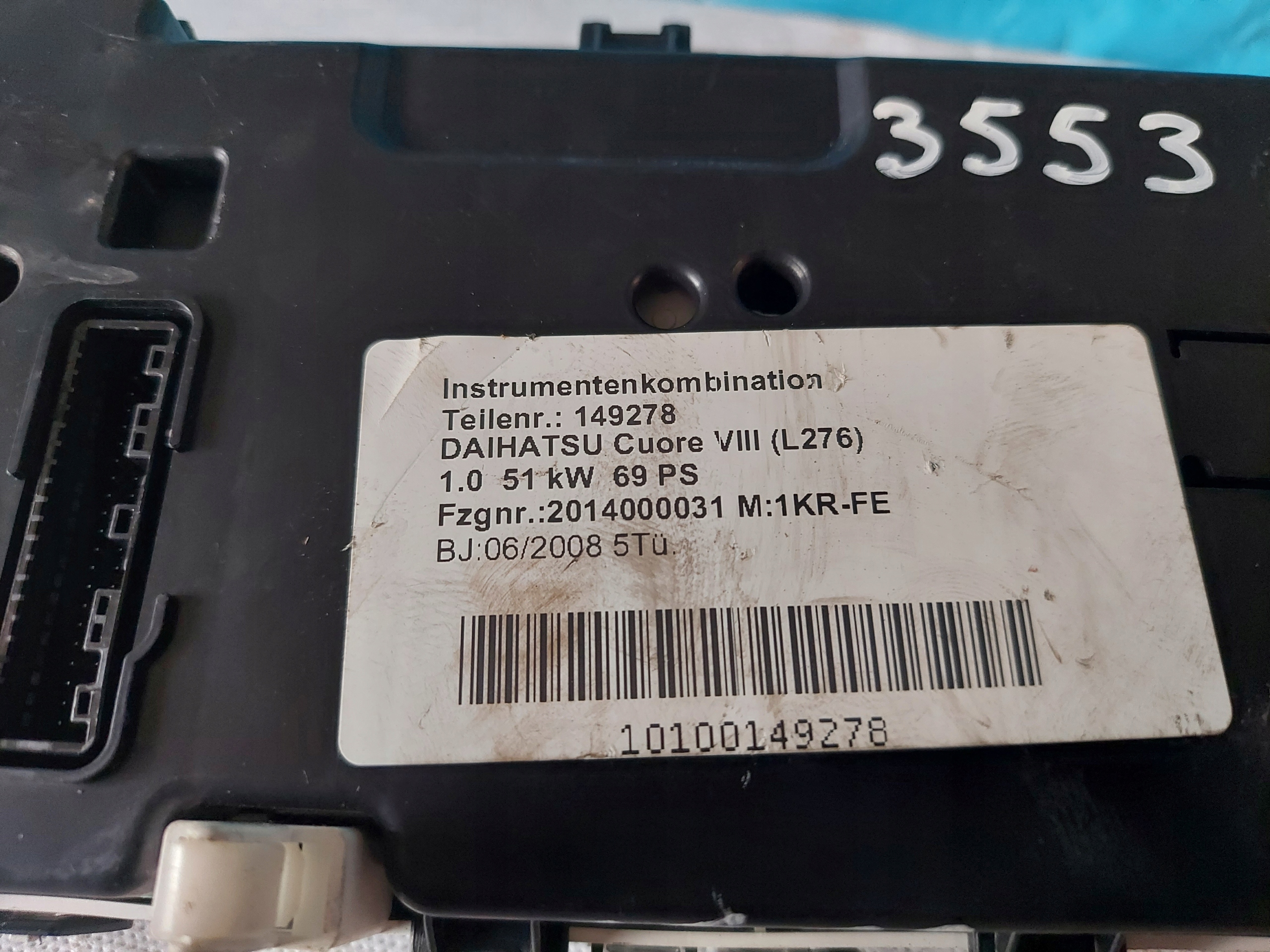 dials clock DAIHATSU CUORE 1.0 B 83800-B2V30