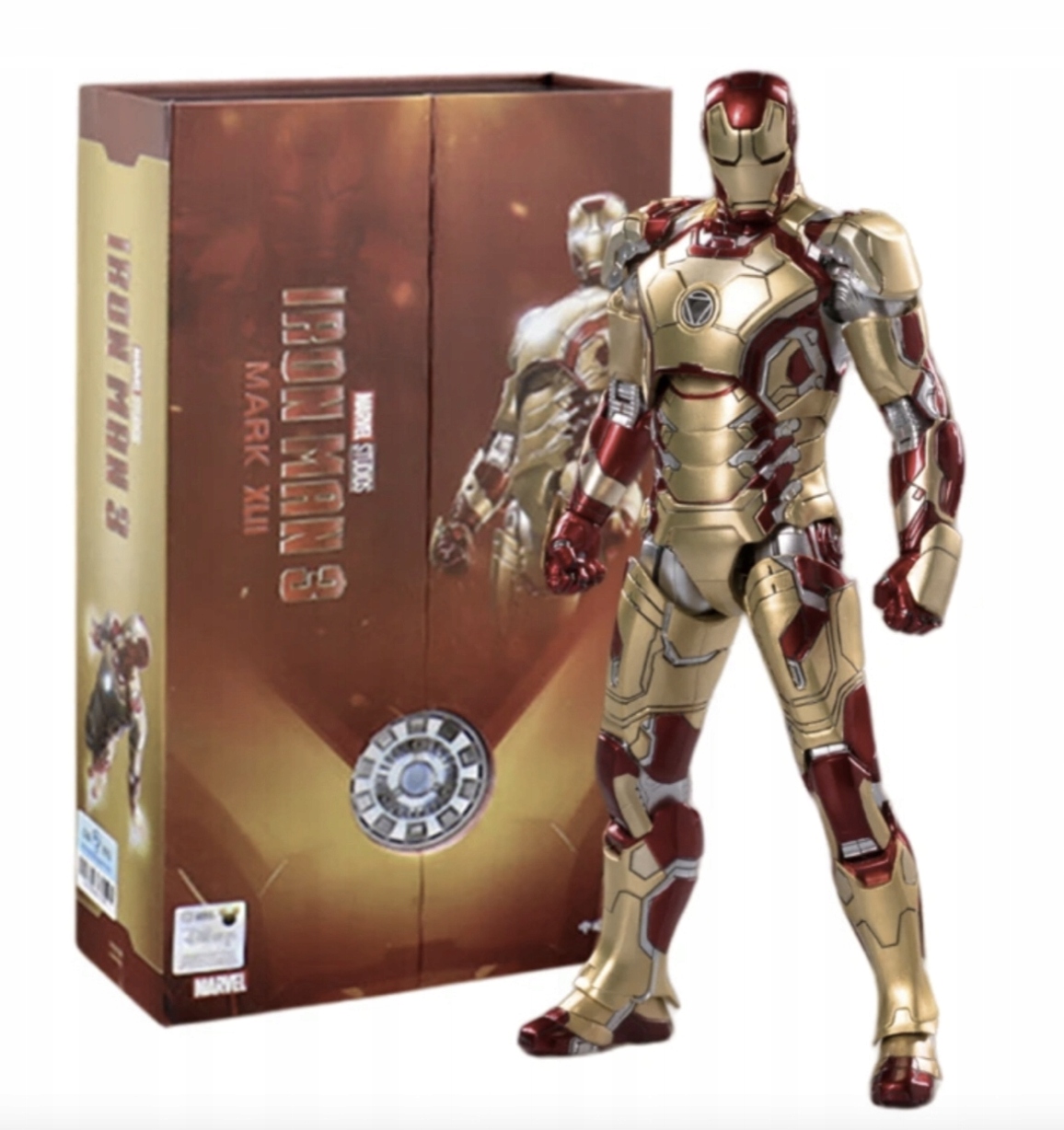 Pohyblivá figurka Iron Man Mk42 XLII 18 cm Marvel Zd Toys Originál