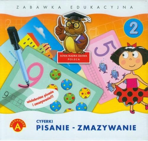 CYFERKI PISANIE ZMAZYWANIE 2 GRA EDUKACYJNA 5+