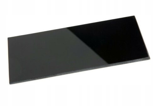 Szkło ciemne filtr DIN 9 szybka 100x50 przyłbica