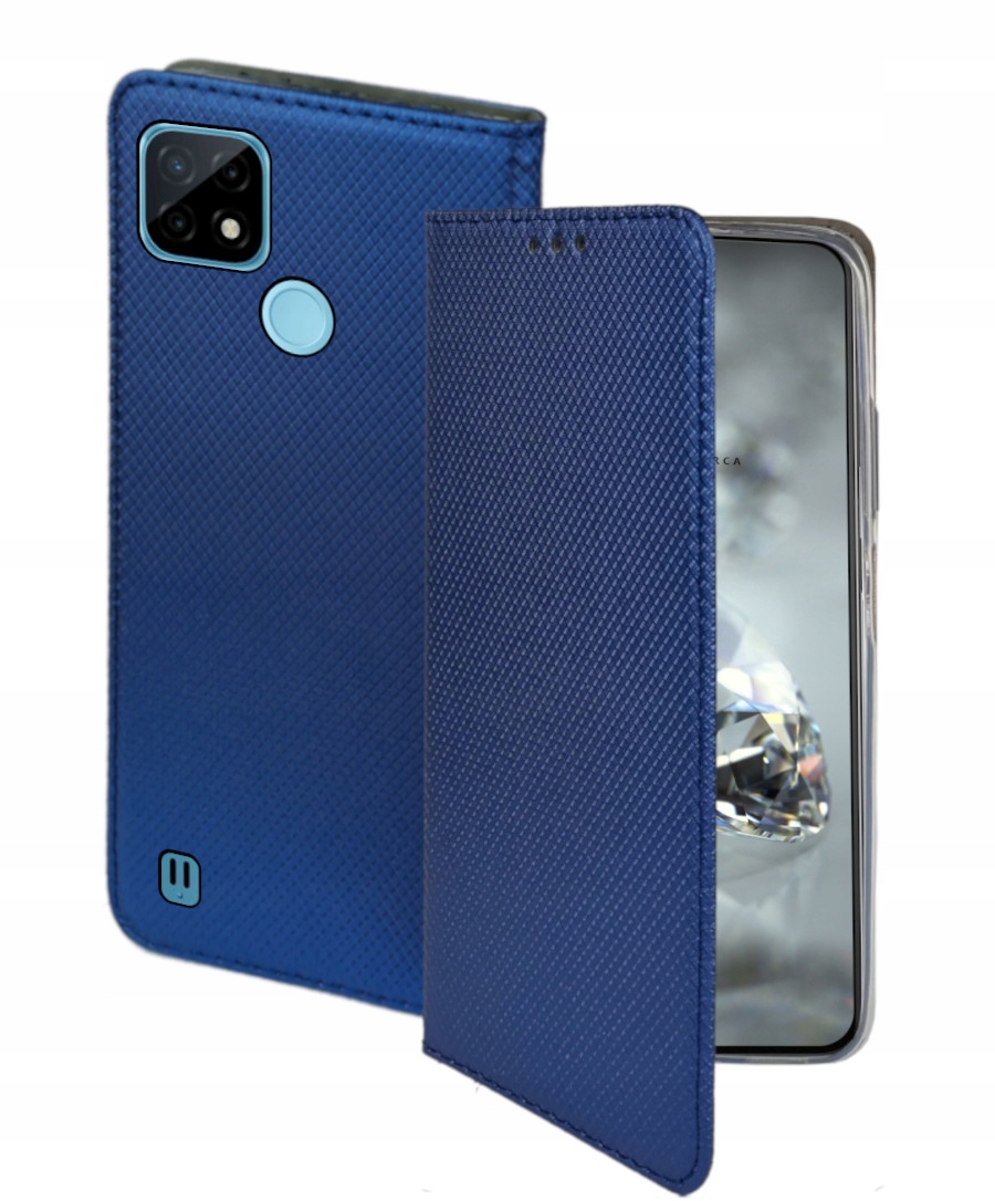 

Etui Do Realme C21Y C25Y Smart Magnet Case Szkło