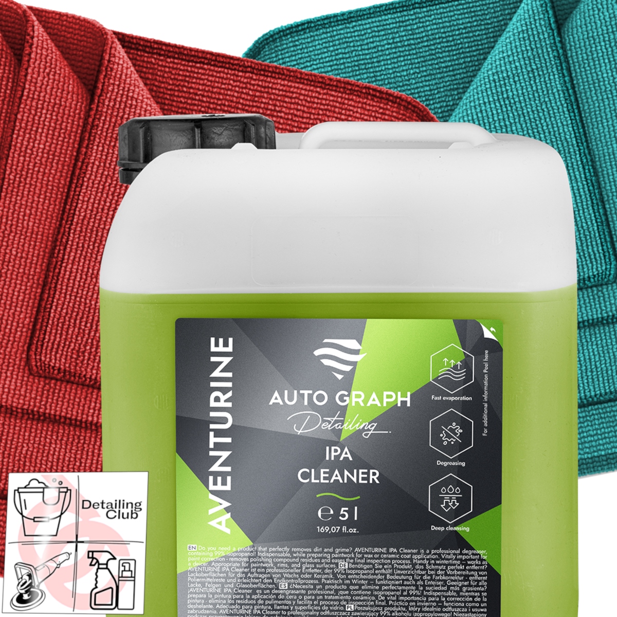 Auto Graph Aventurine Ipa Cleaner Odmasťovanie Alkohol Izoporopyl 5L