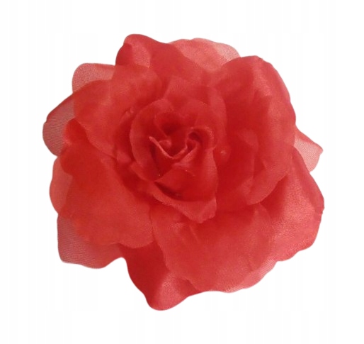 (aurora) G43c GUMKA KWIAT, RÓŻA, duża, CZERWONA