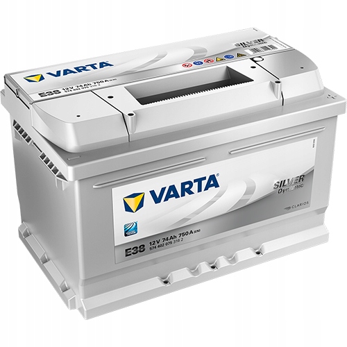 Акумулятор Varta Silver E38 74Ah 750A