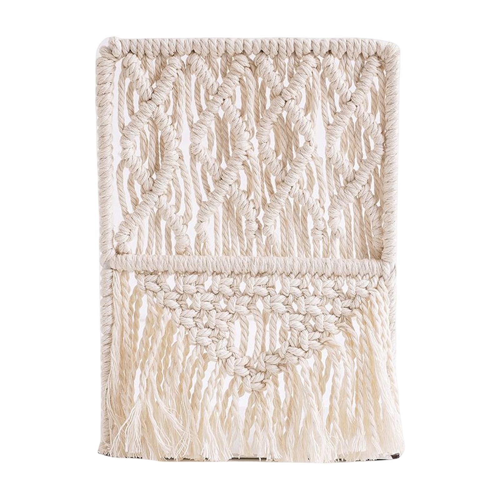 Hla-Boho Macrame Bookends Regał Stopper Holder
