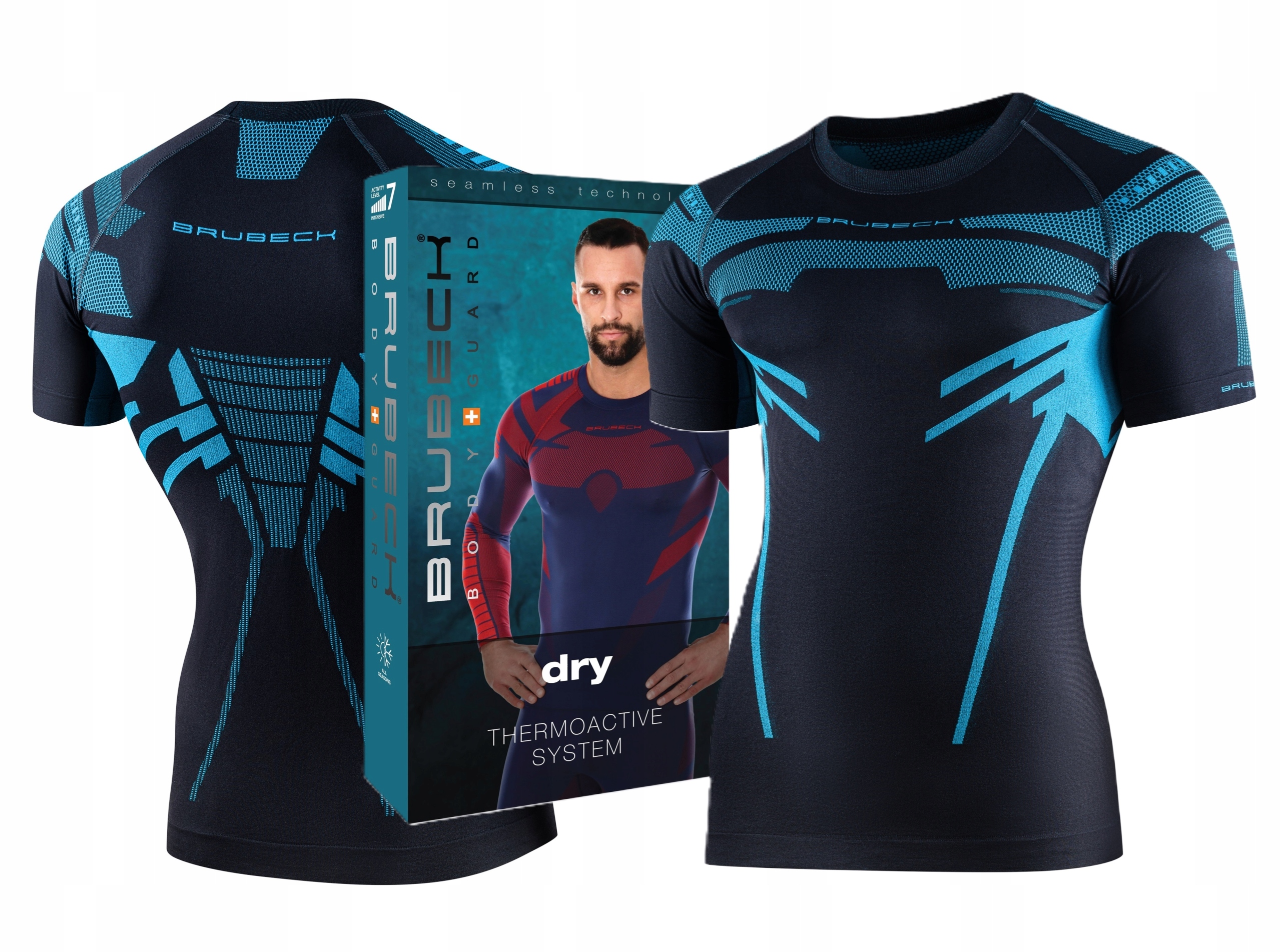 Brubeck Men Przewiewna Koszulka Dla Biegaczy -XL