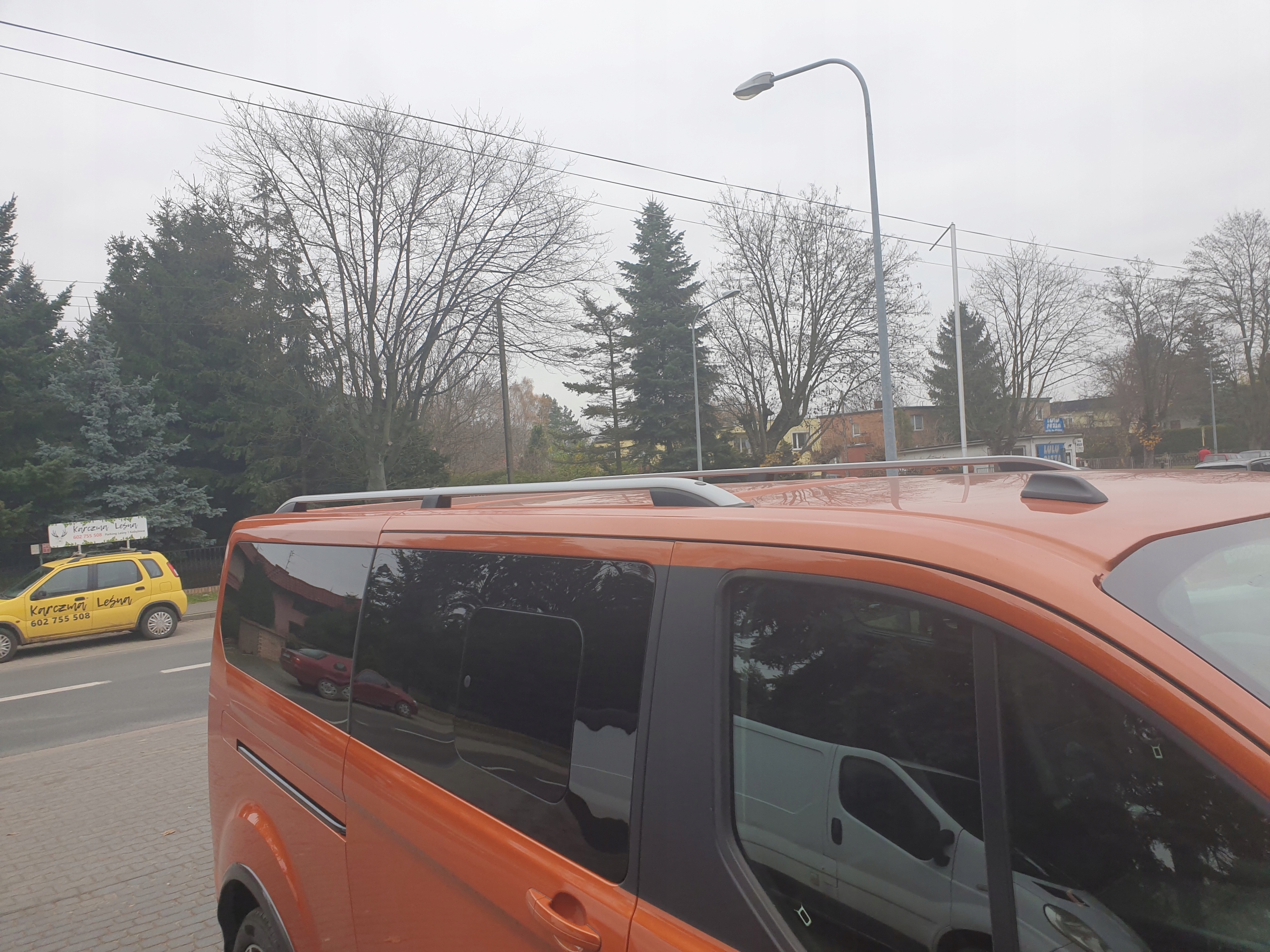 FORD TRANSIT CUSTOM LONG 2014 + RELINGI DACHOWE MOCNE BAGAŻNIK Numer katalogowy części C1