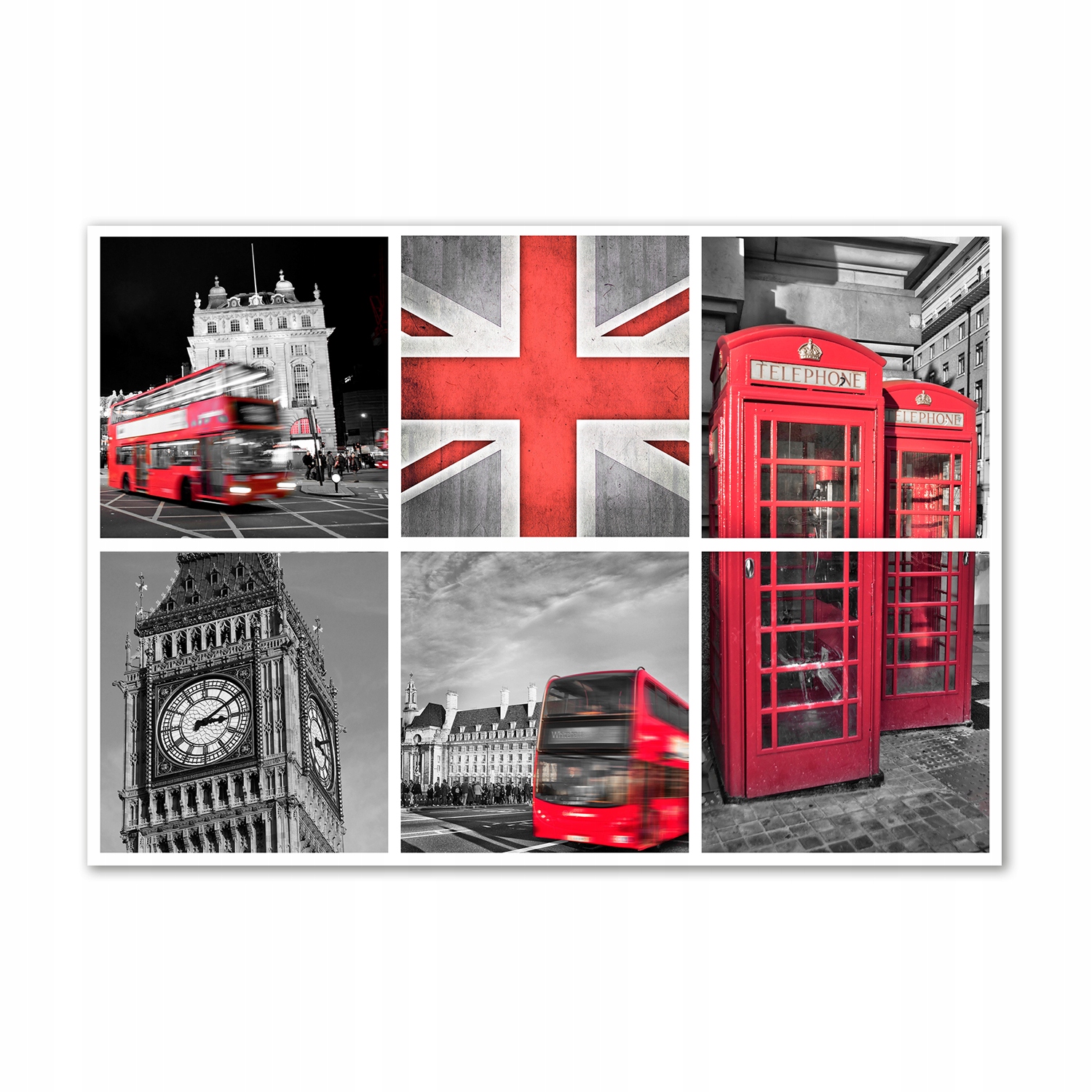 

Foto obraz szkło akrylowy Kolaż Londyn 100x70 cm