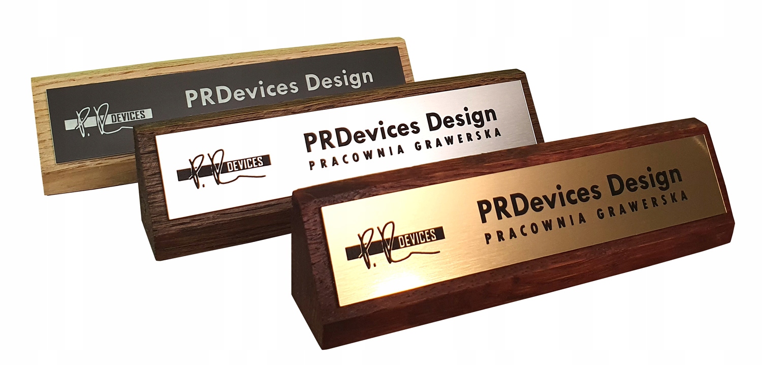 Tabliczka na biurko - grawer - NA PREZENT ETUI Marka PRDevices