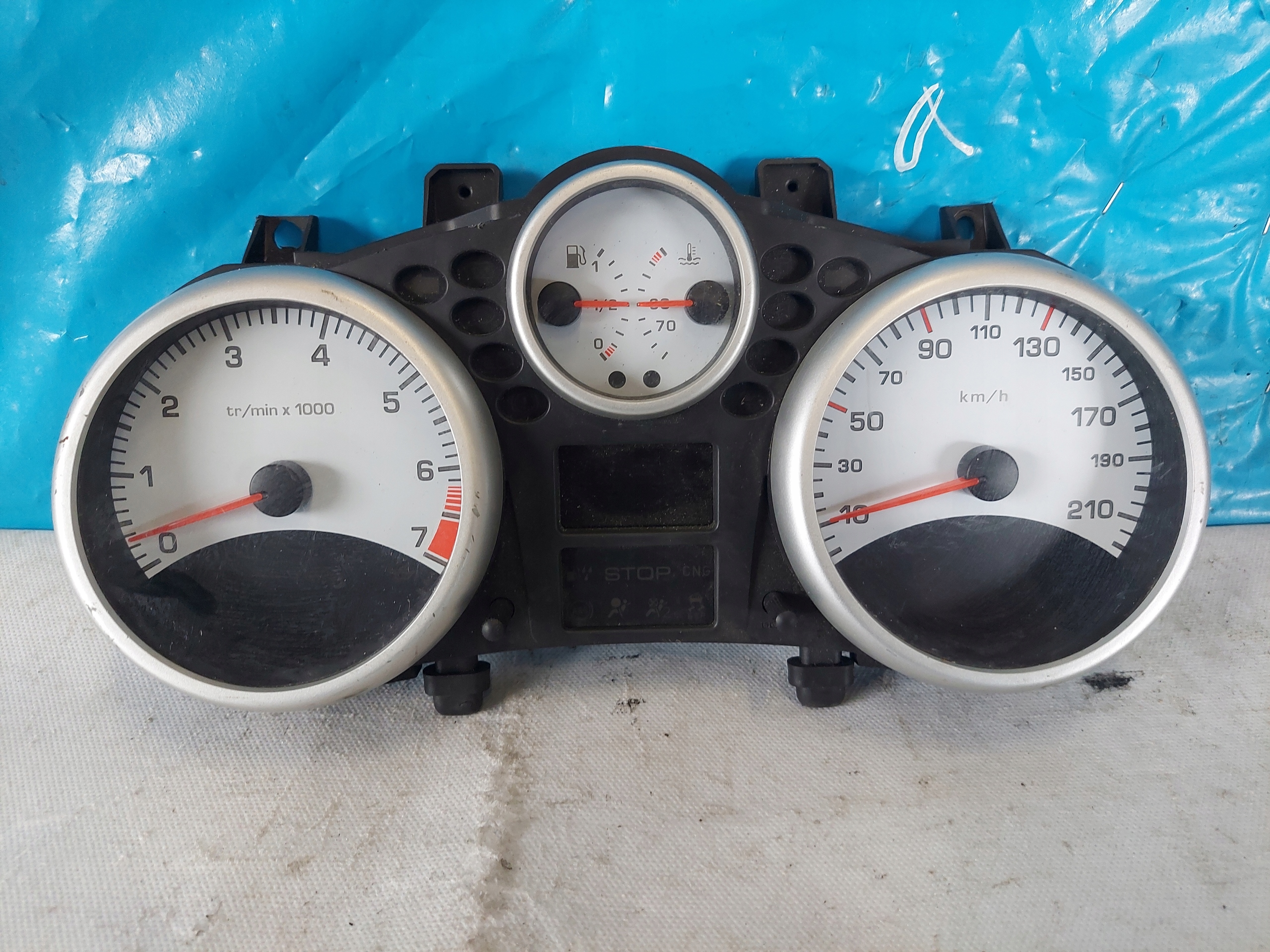 dials clock PEUGEOT 206+ 1.1 B 9665783180