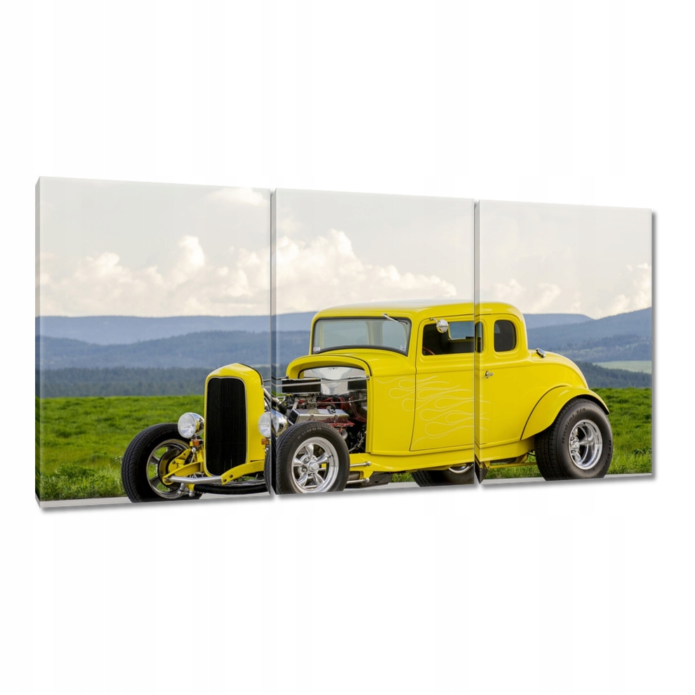 

Obrazy 120x60 Żółty Hot Rod