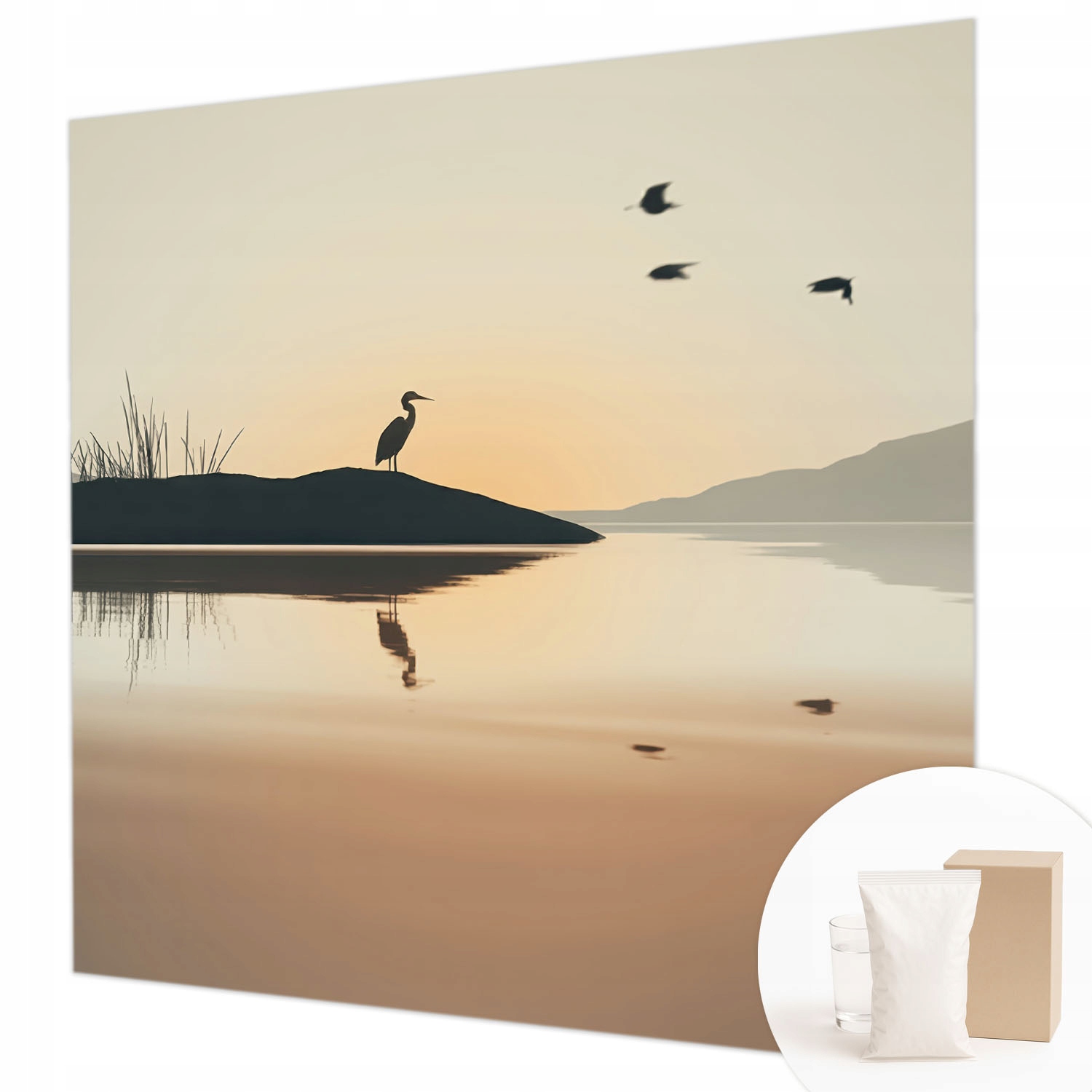 Flizelinová fototapeta do každého interiéru lepidlo Ranní ticho 250 x 250 cm