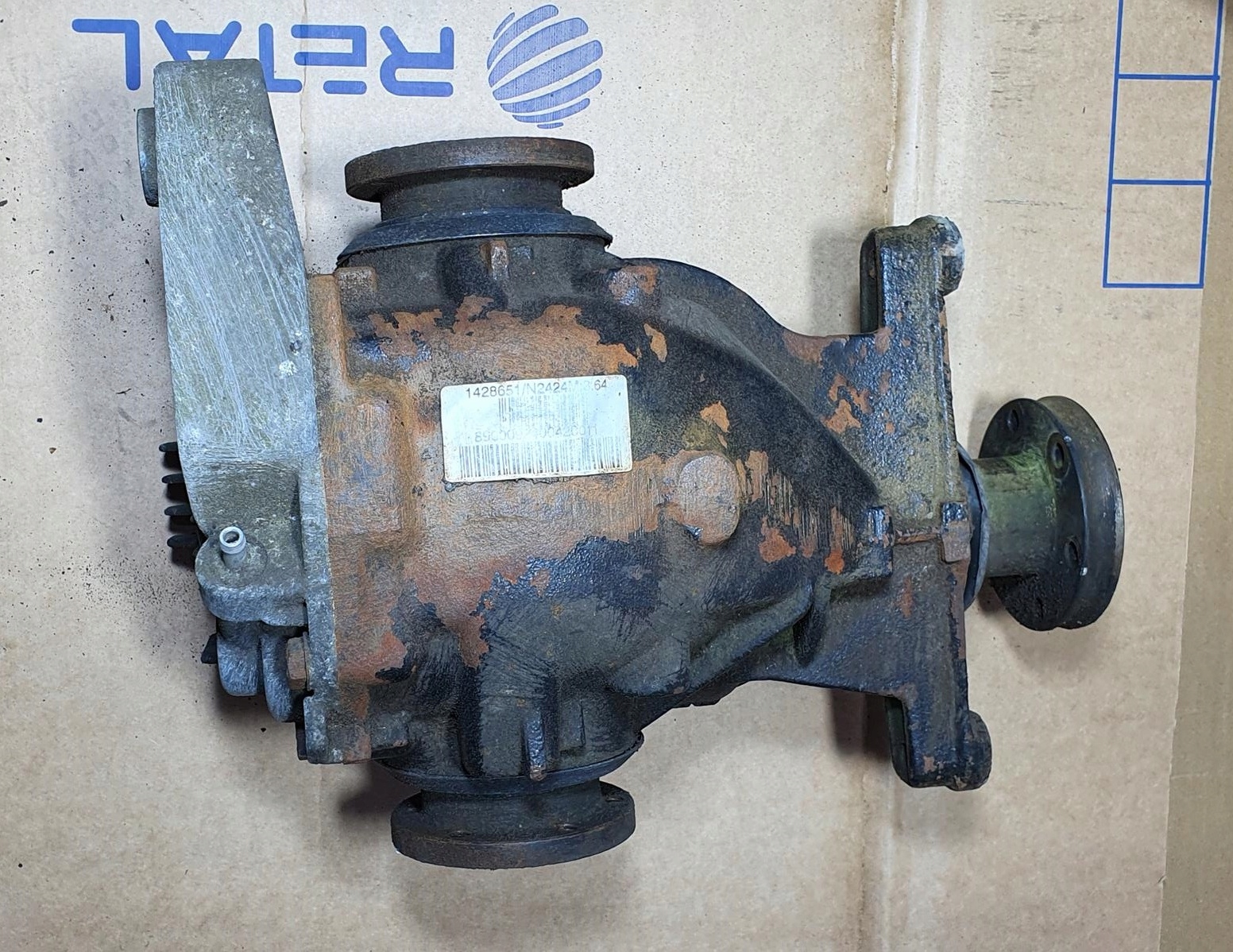 BMW X5 E53 дифференциальный мост зд 1428651 3.64 M62B4