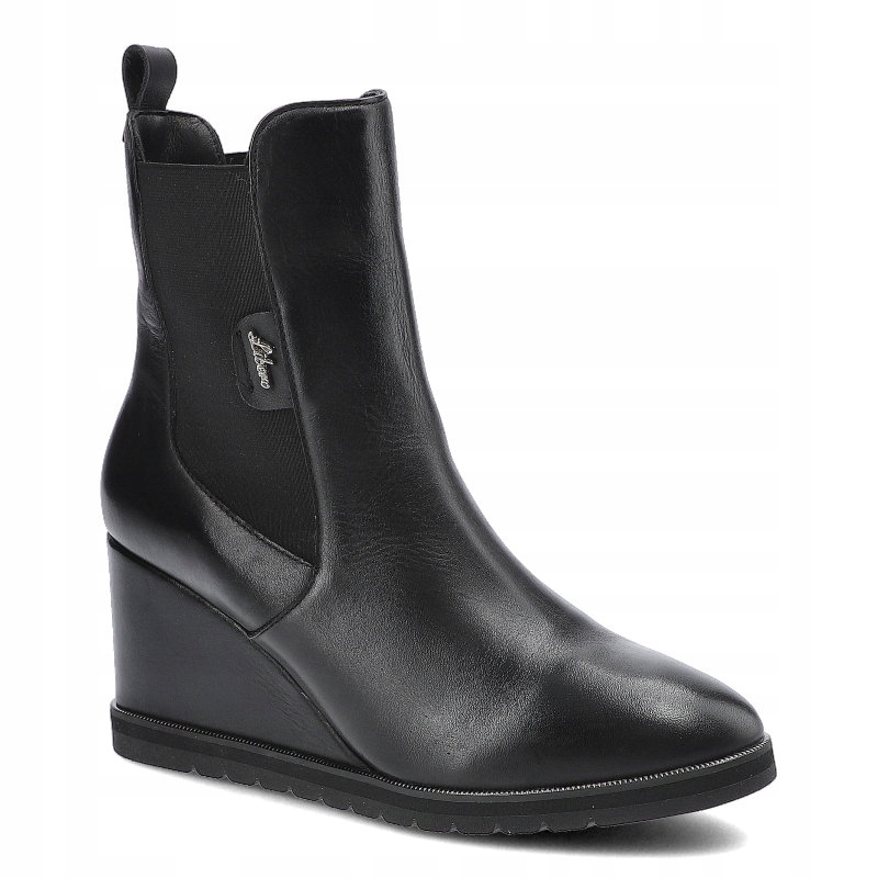 

Czarne Botki Libero Damskie Stylowe Buty Jesienne