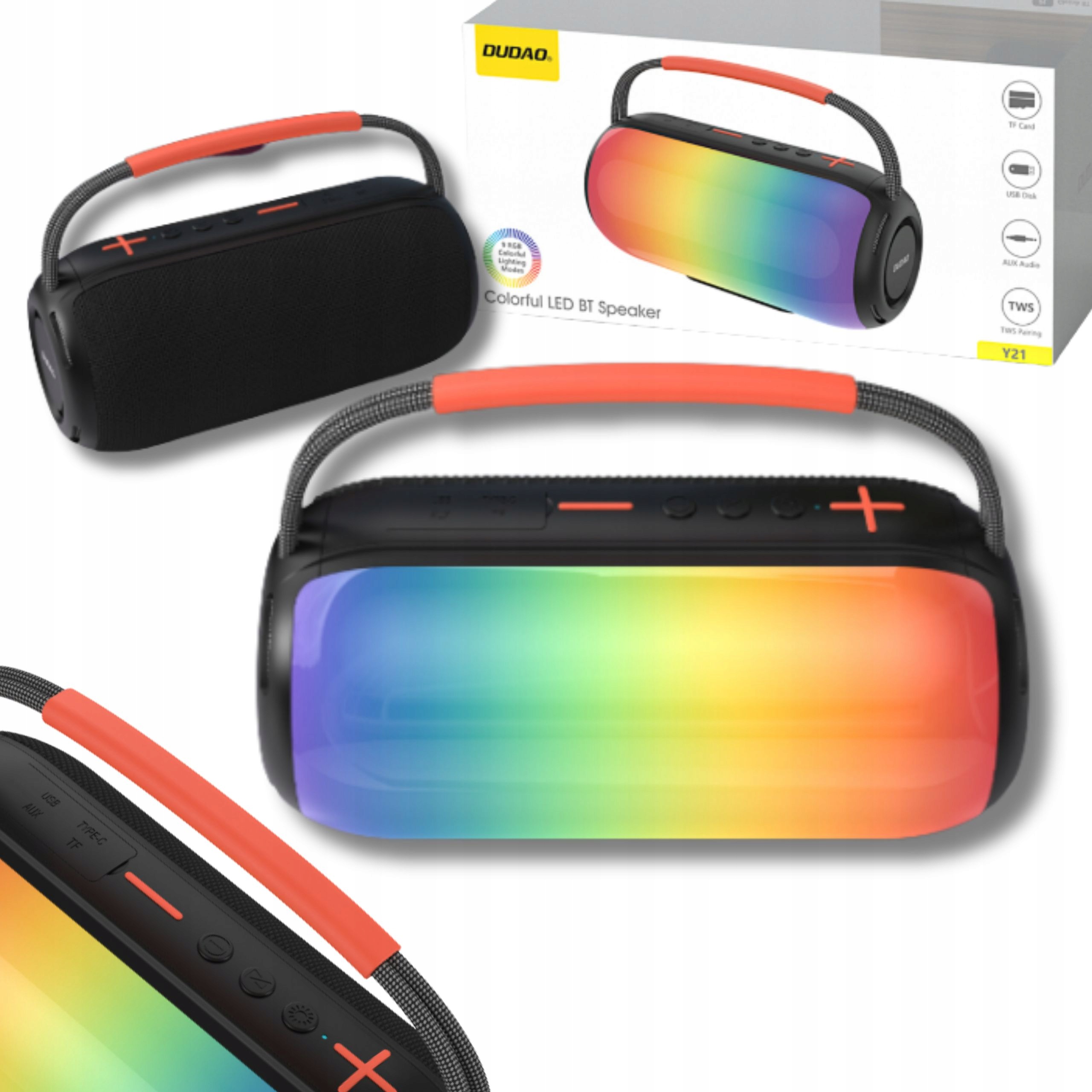 Přenosný Rgb Led Bluetooth 5.3 Bezdrátový Mobilní Reproduktor