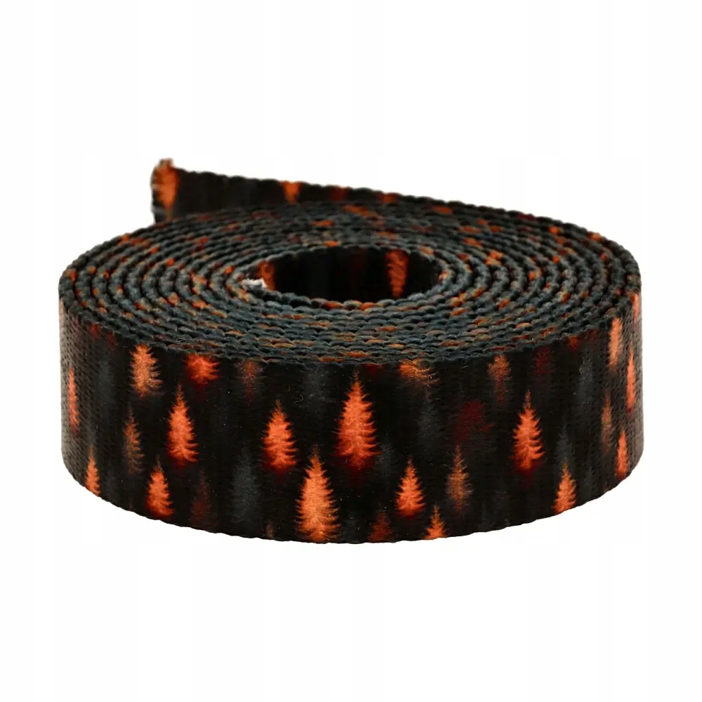 Popruh s potiskem Sublimace Midnight Pines 48 m hladká 1,7 mm 37 mm