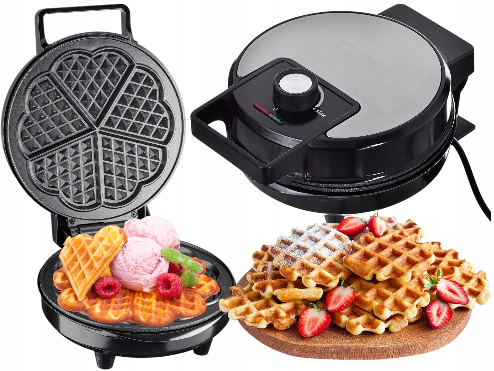 Vaflovač výrobník vaflí vafle Heinrich's Hwa 8681 1200 W