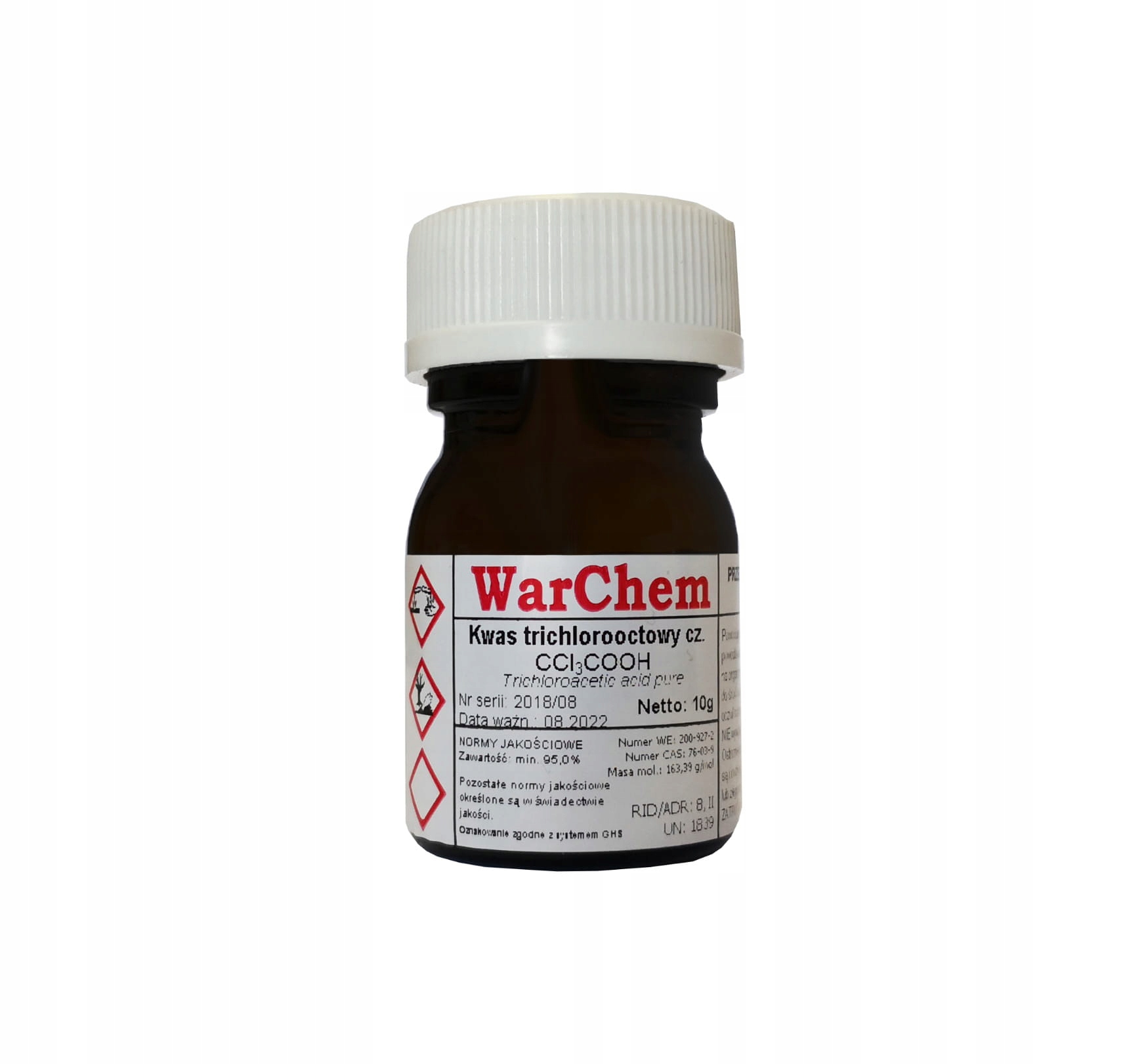 

Kwas Trichlorooctowy 10g Warchem [46131]