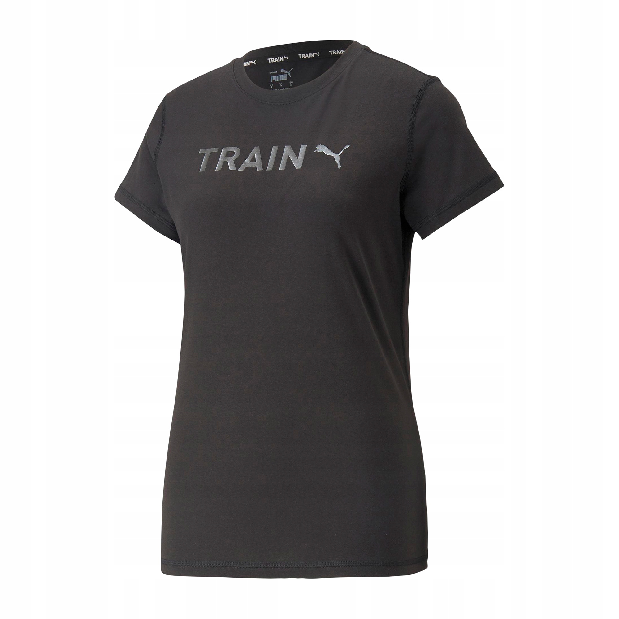 T-shirt treningowy damski Puma Graphic Tee Training czarny 523415 Xs