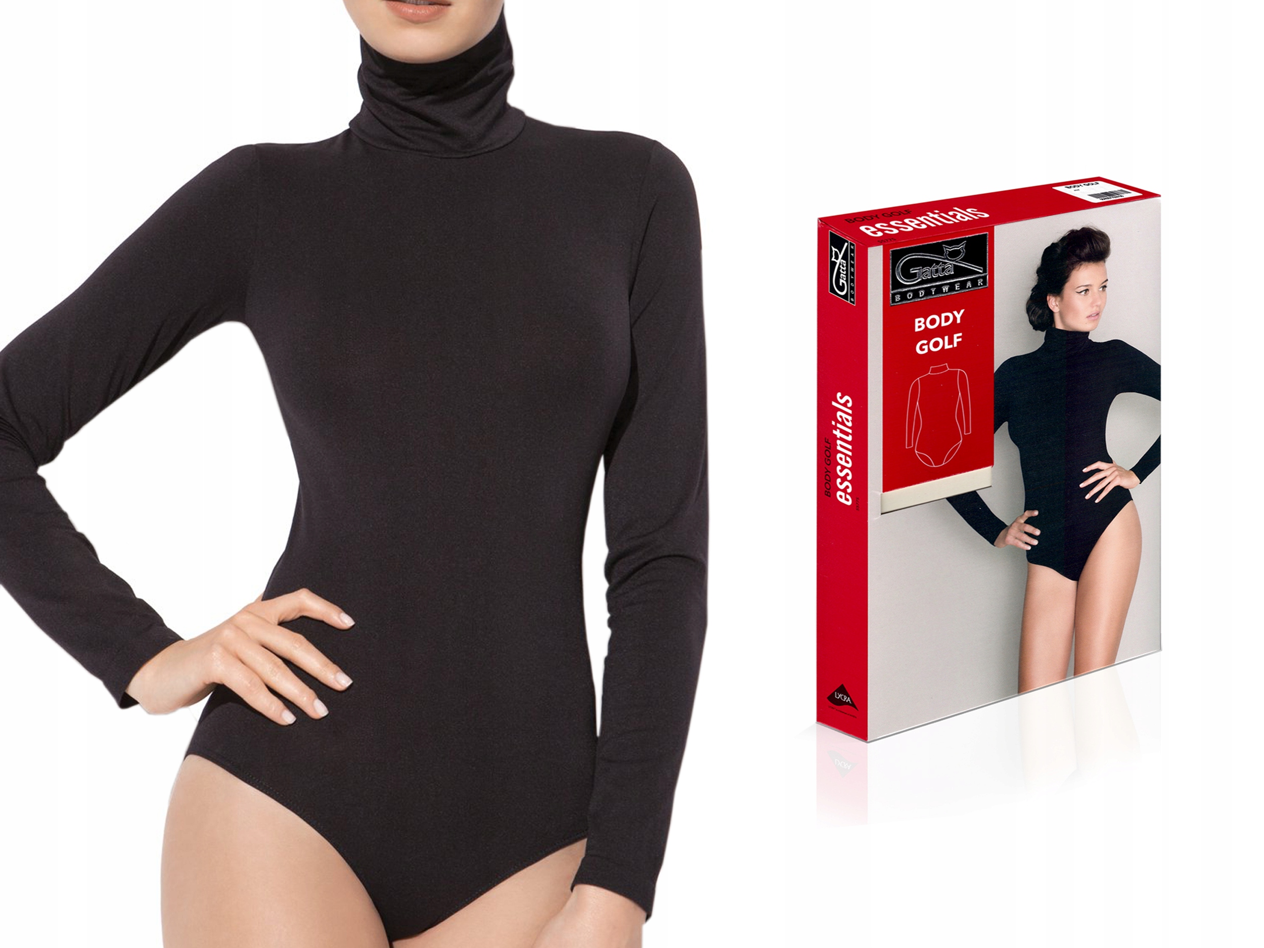 

Body Golf Gatta bezszwowe długi rękaw, czarny, L