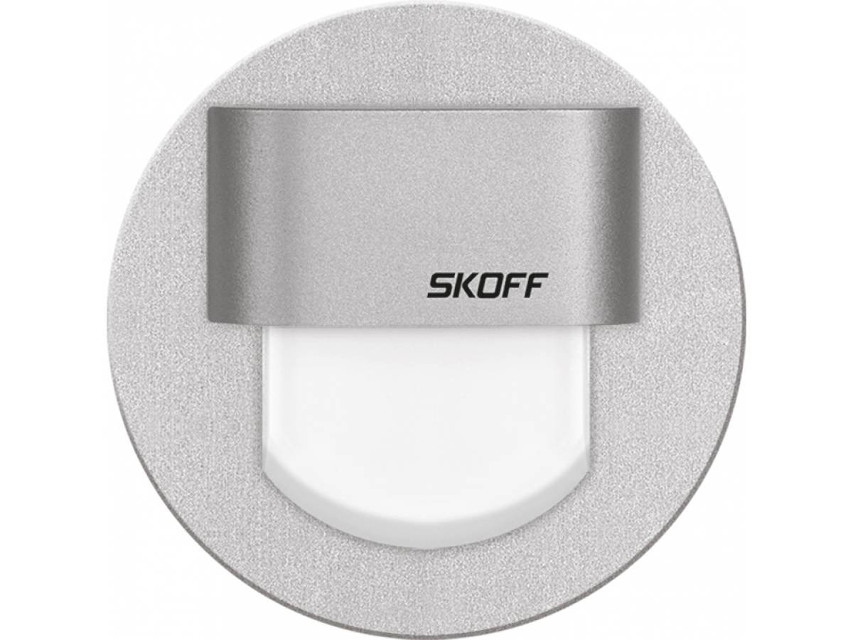 Led schodišťové svítidlo Aluminium 0,4W Ww 3000K Rueda mini stick Skoff