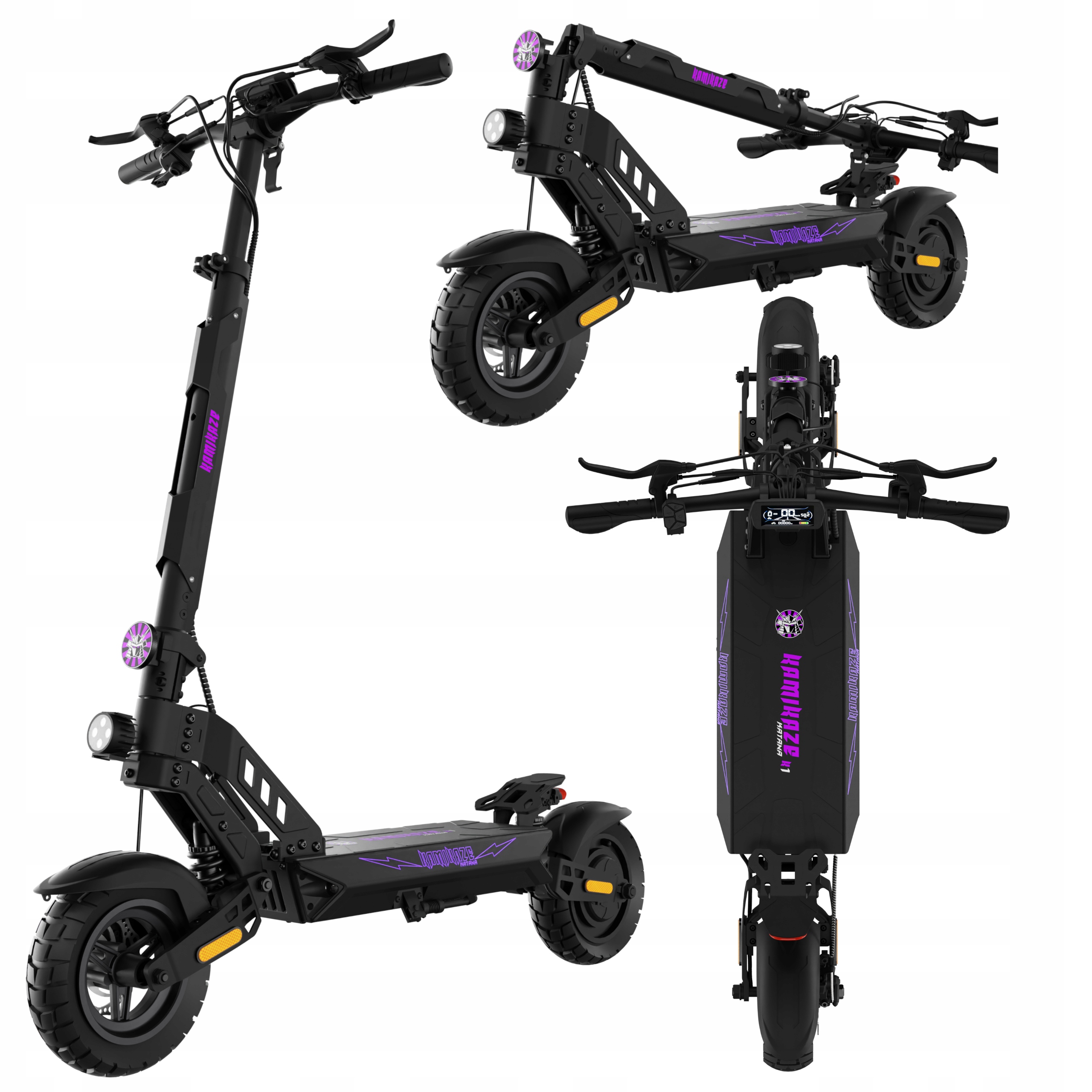 Elektrická koloběžka 2025 Kamikaze K1 Katana Rgb, 1400 W, Nfc zámek