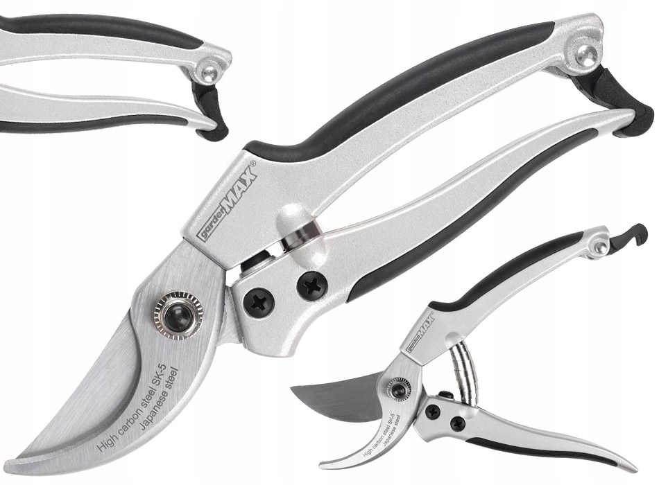 Секатор ручной профессиональный садовый для ветвей растений gMAX 474A