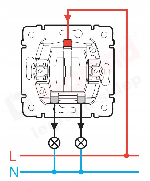 LEGRAND VALENA WŁĄCZNIK ŚWIECZNIKOWY KREM Rodzaj wyłącznik