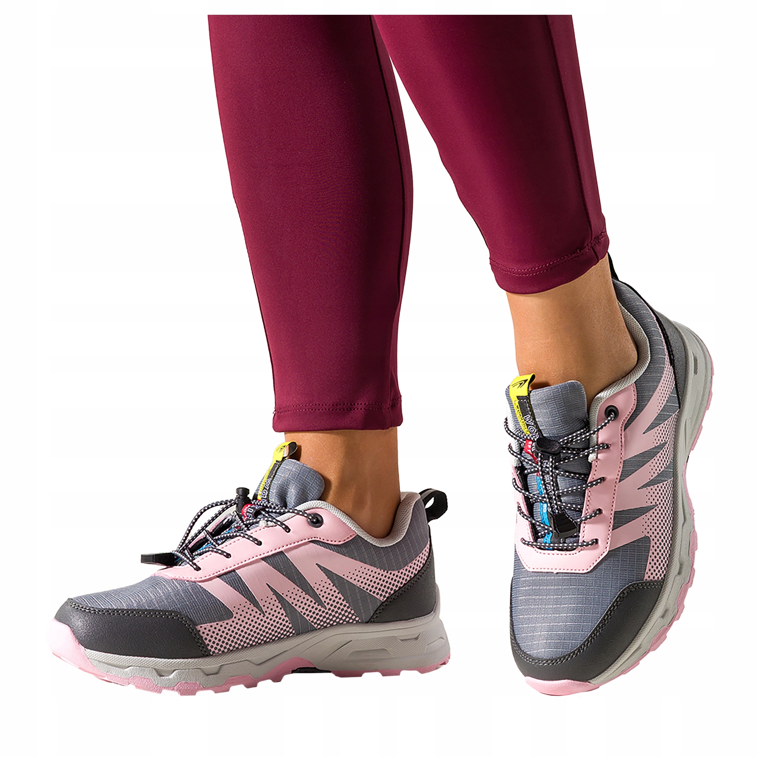 Trekkingové Sportovní Boty Dámské Šedé Pohodlné Regulovatelné Šňůrka vel 41