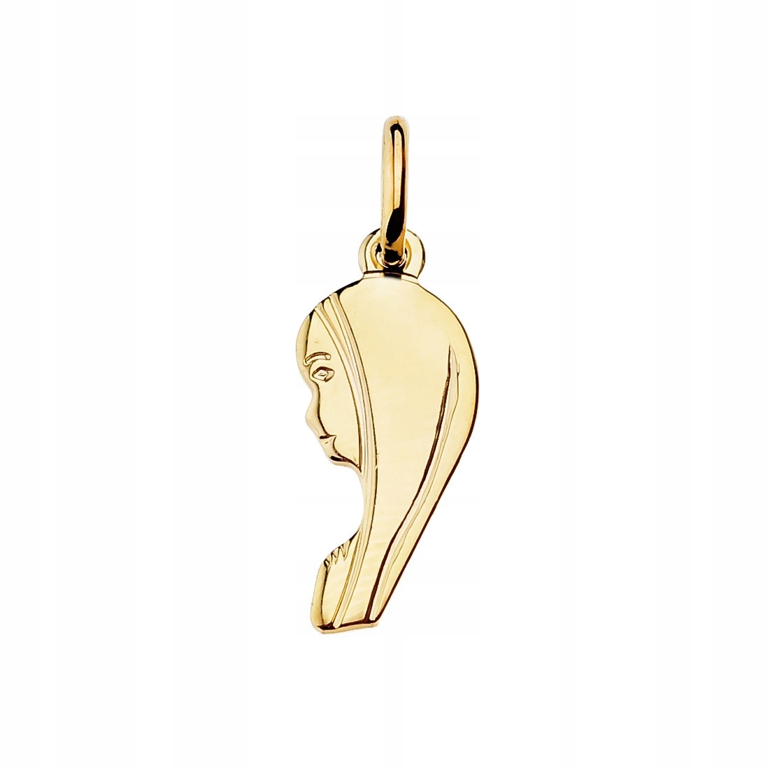 Zlatý Medailonek Přívěsek Matka Boží Madona