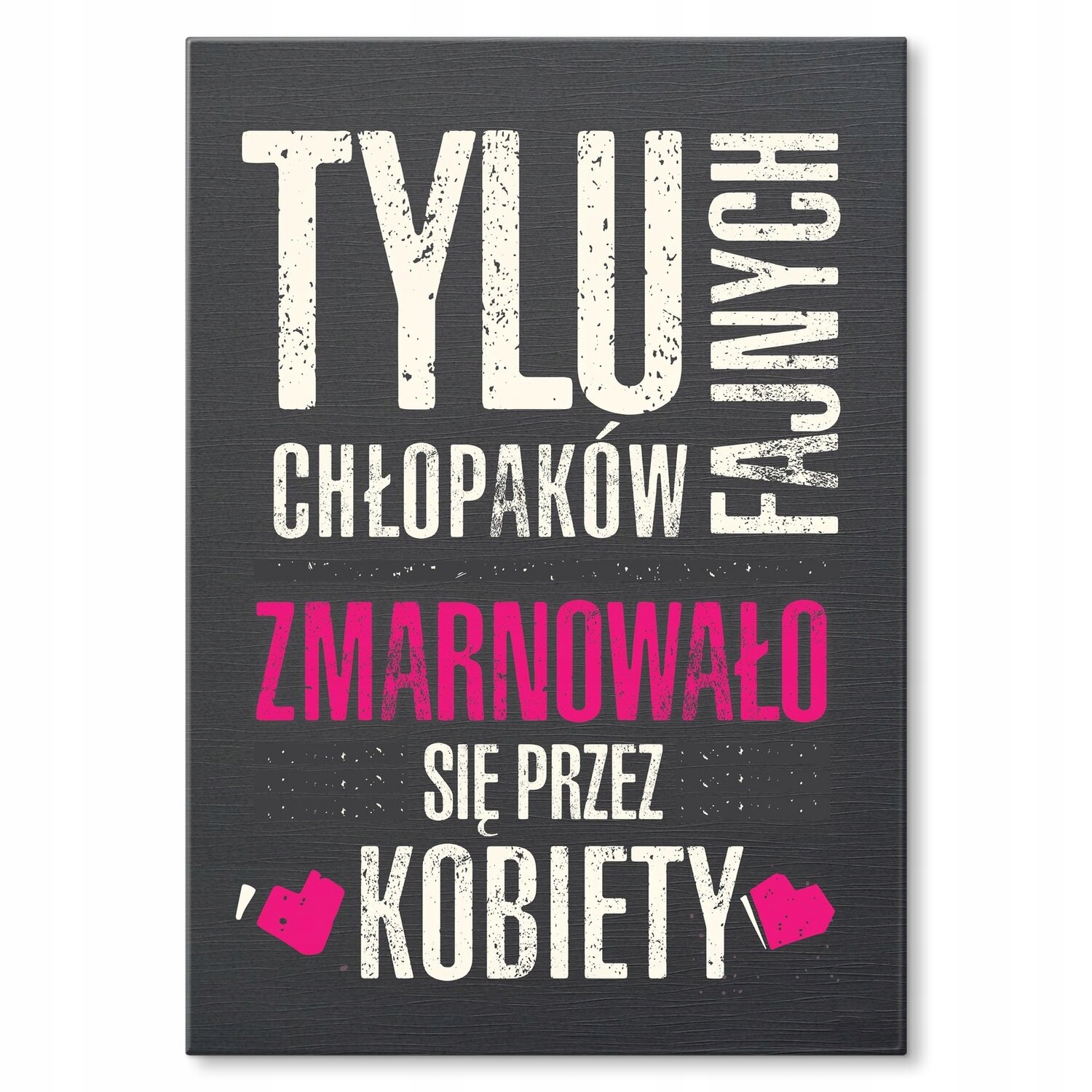 Kovový plakát Zmarněný ženami Štítek Plech 30 x 42 cm Dárek