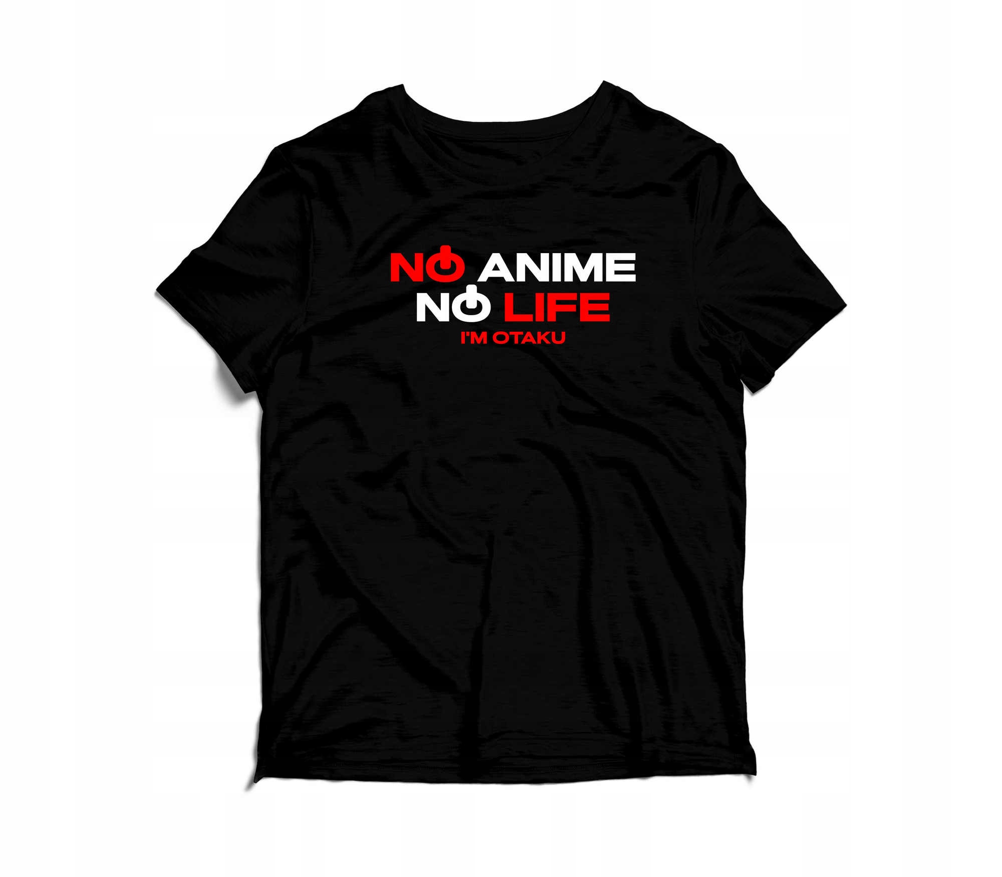 

Koszulka No Anime No Life Otaku Prezent S