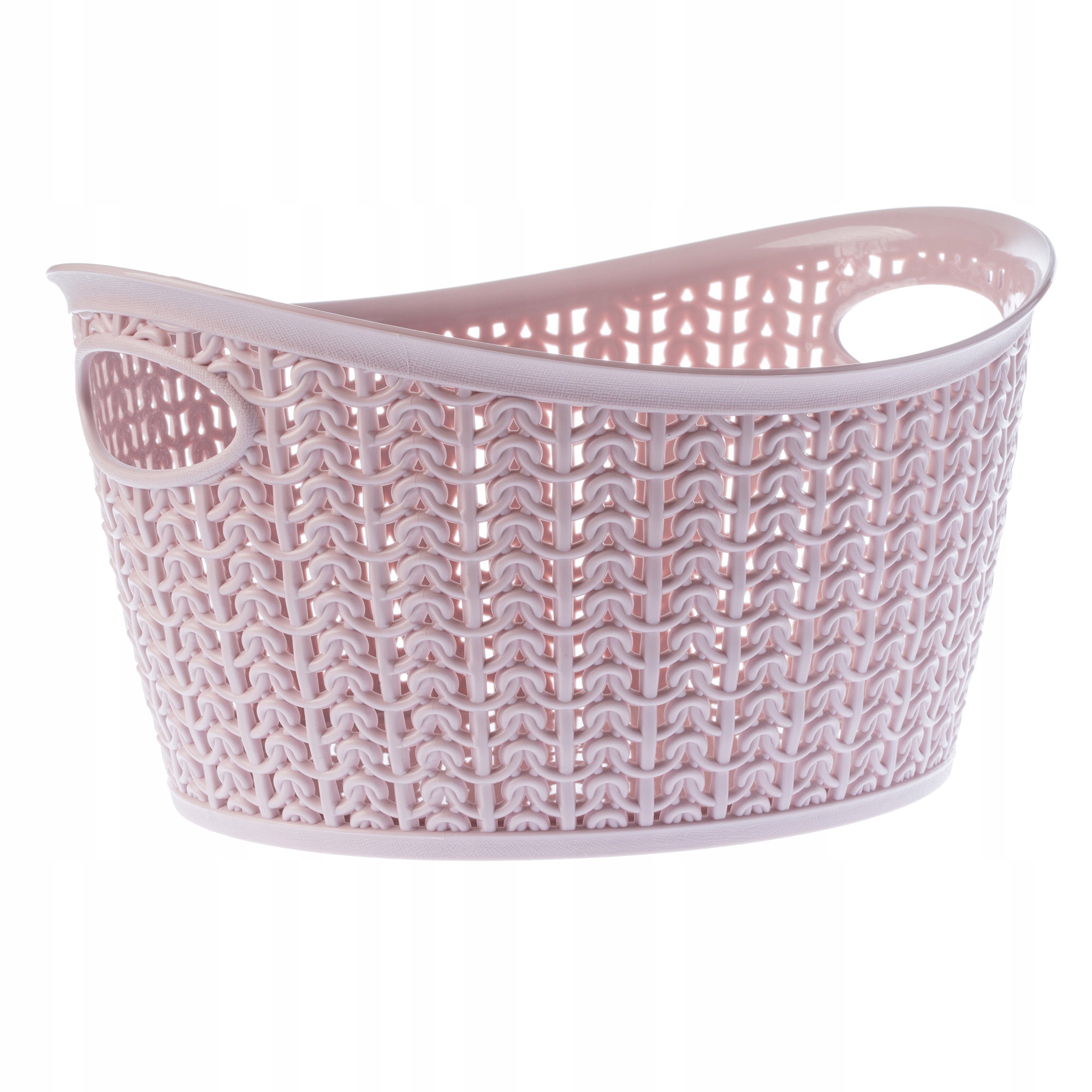 

Koszyk Owalny Z Uchwytami Organizer 3,3L Różowy