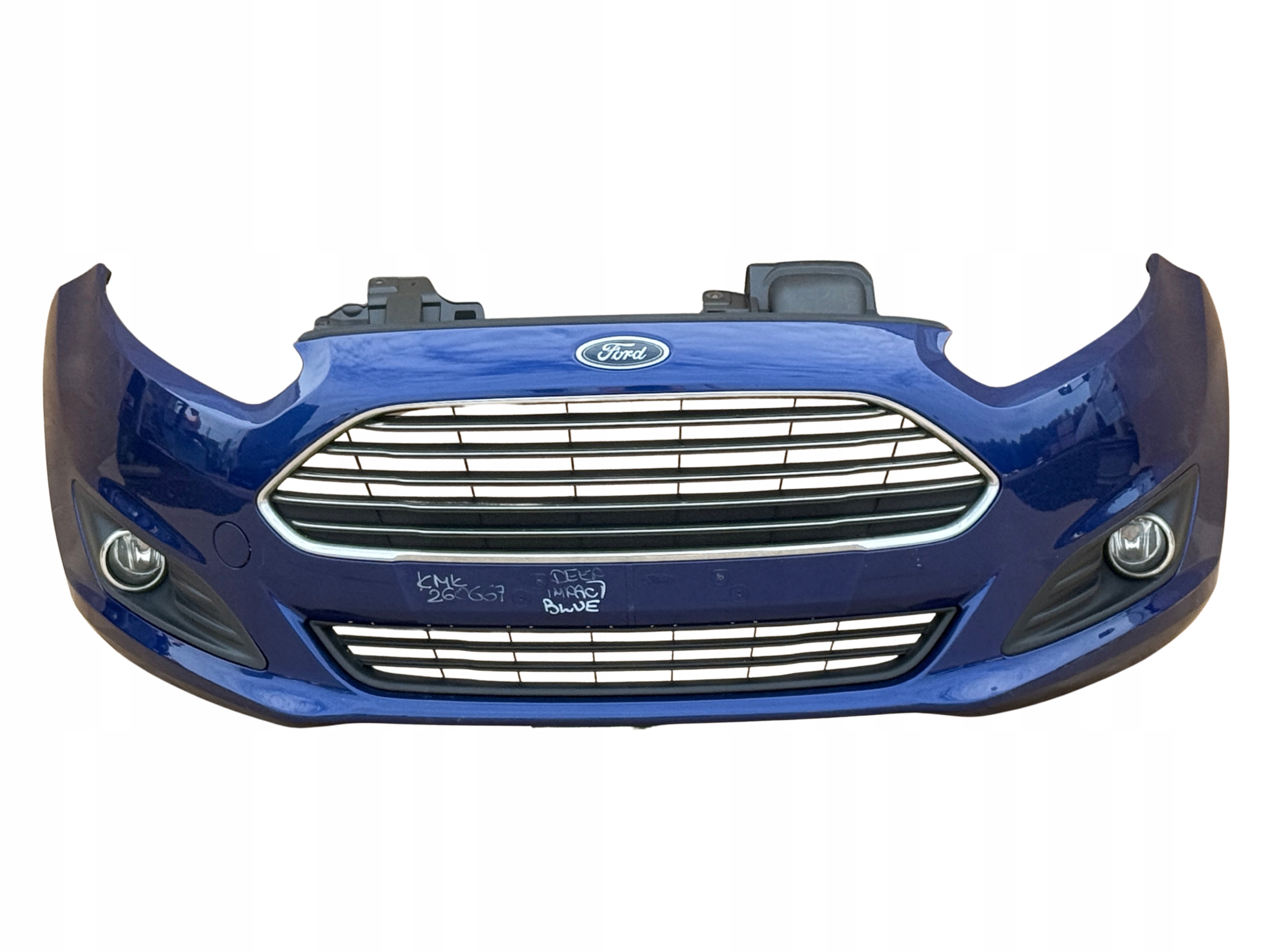 FORD FIESTA MK7 LIFT 2012-2017 bumper front DEEP IMPACT BLUE original